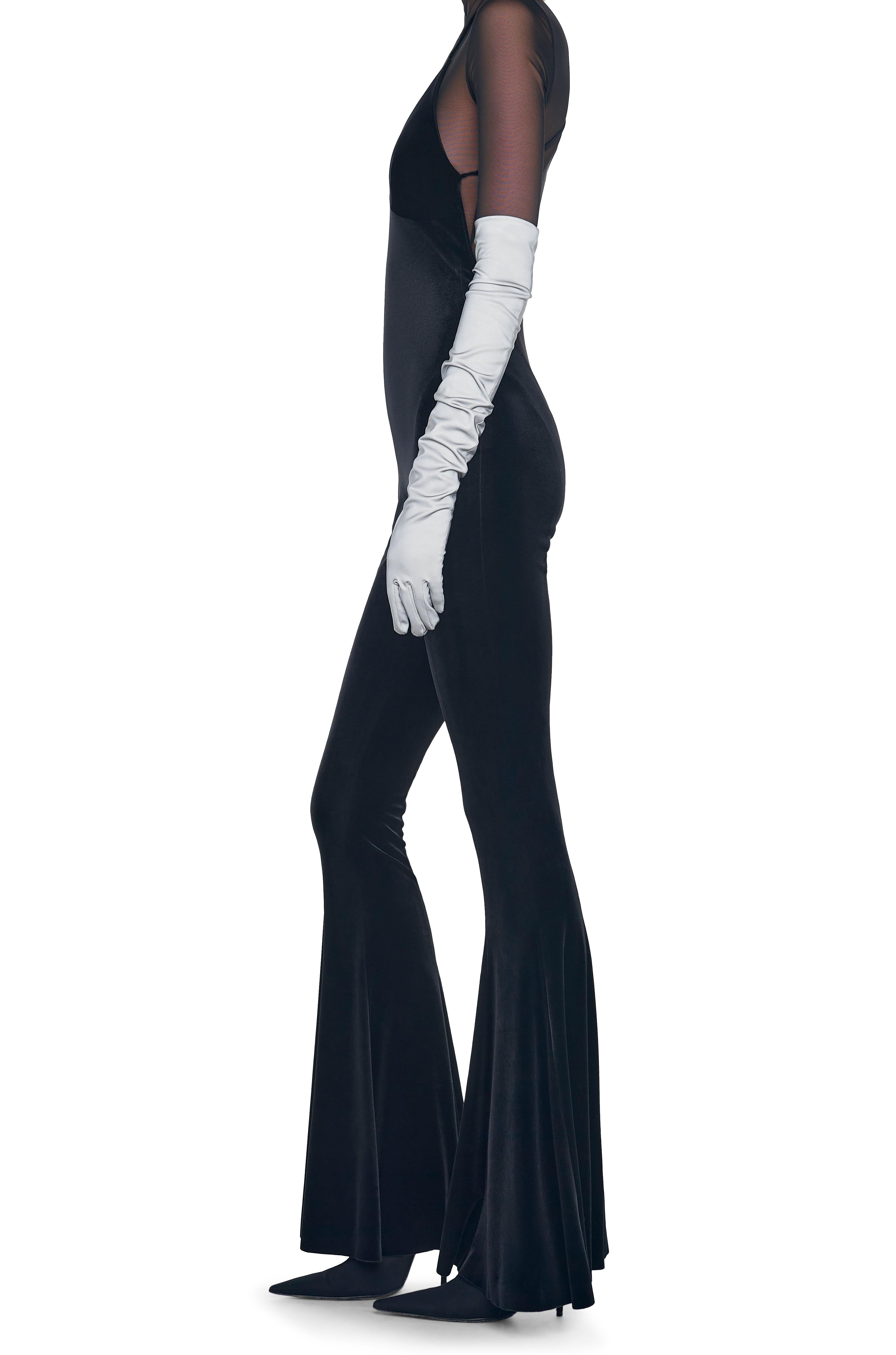 LOW BACK SLIP FISHTAIL JUMPSUIT
