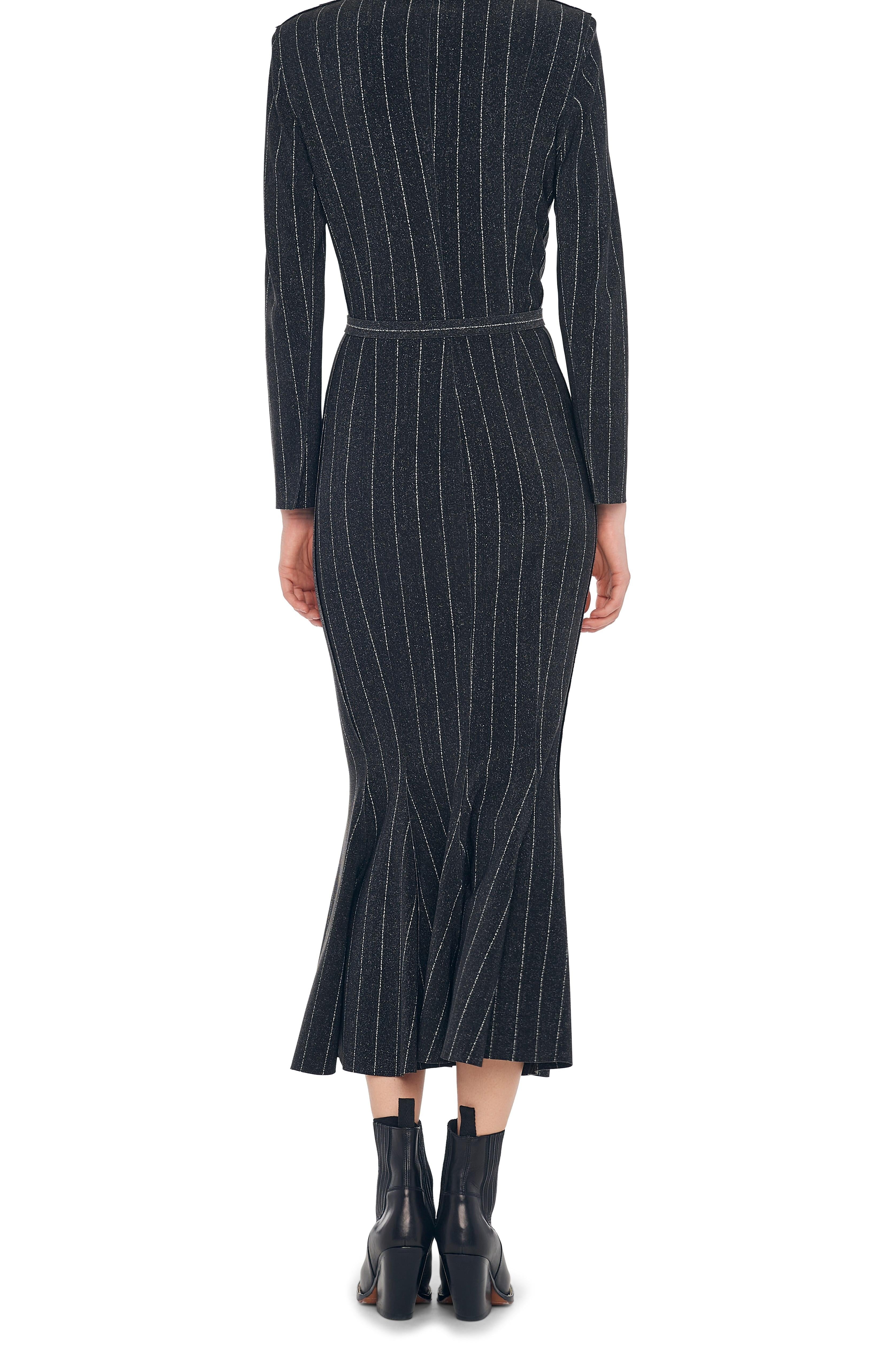 SINGLE BREASTED FISHTAIL DRESS