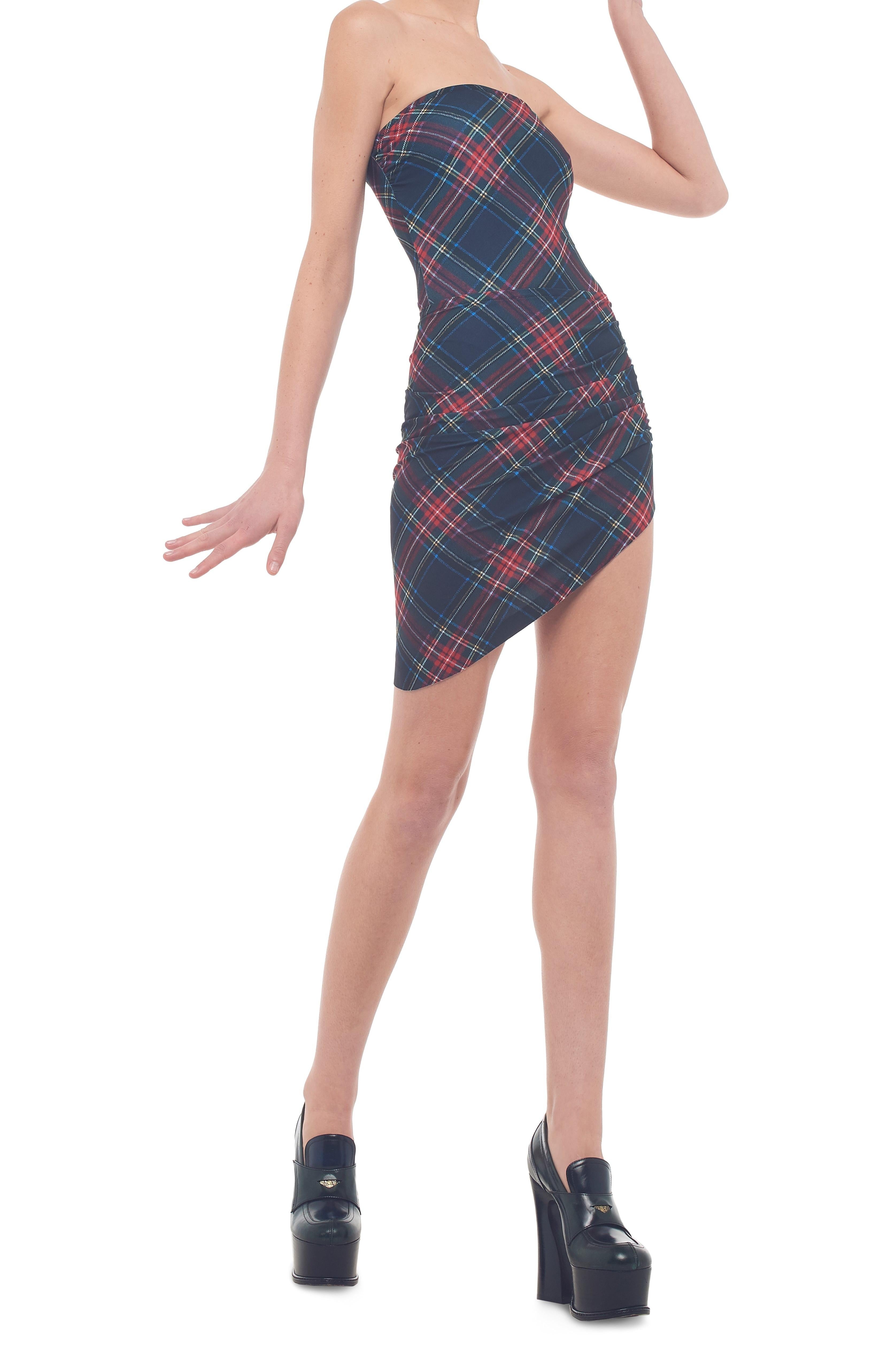 SIDE DRAPE MINI SKIRT