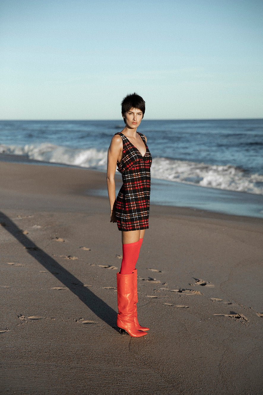 Marion Plaid Mini Dress