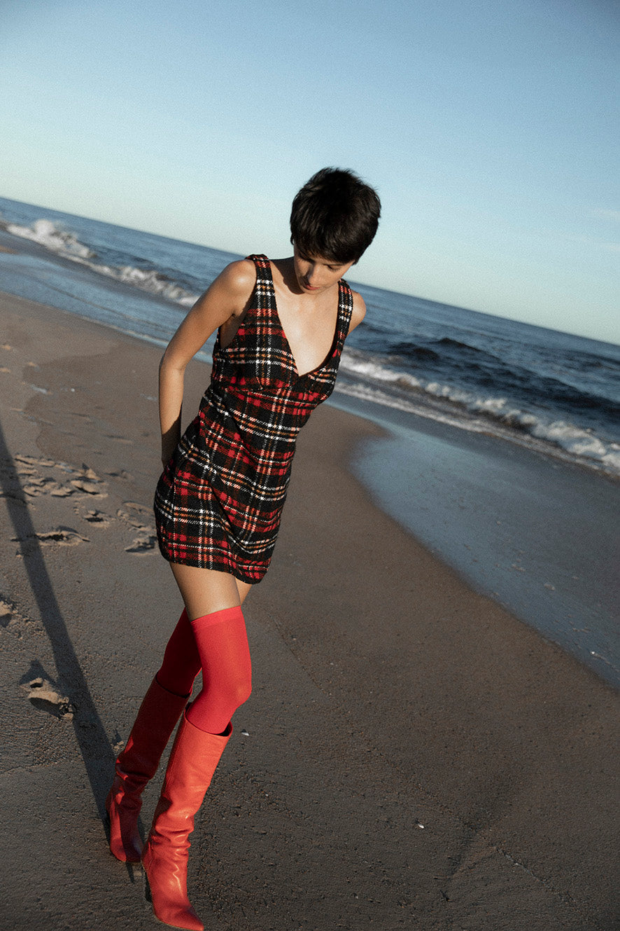 Marion Plaid Mini Dress