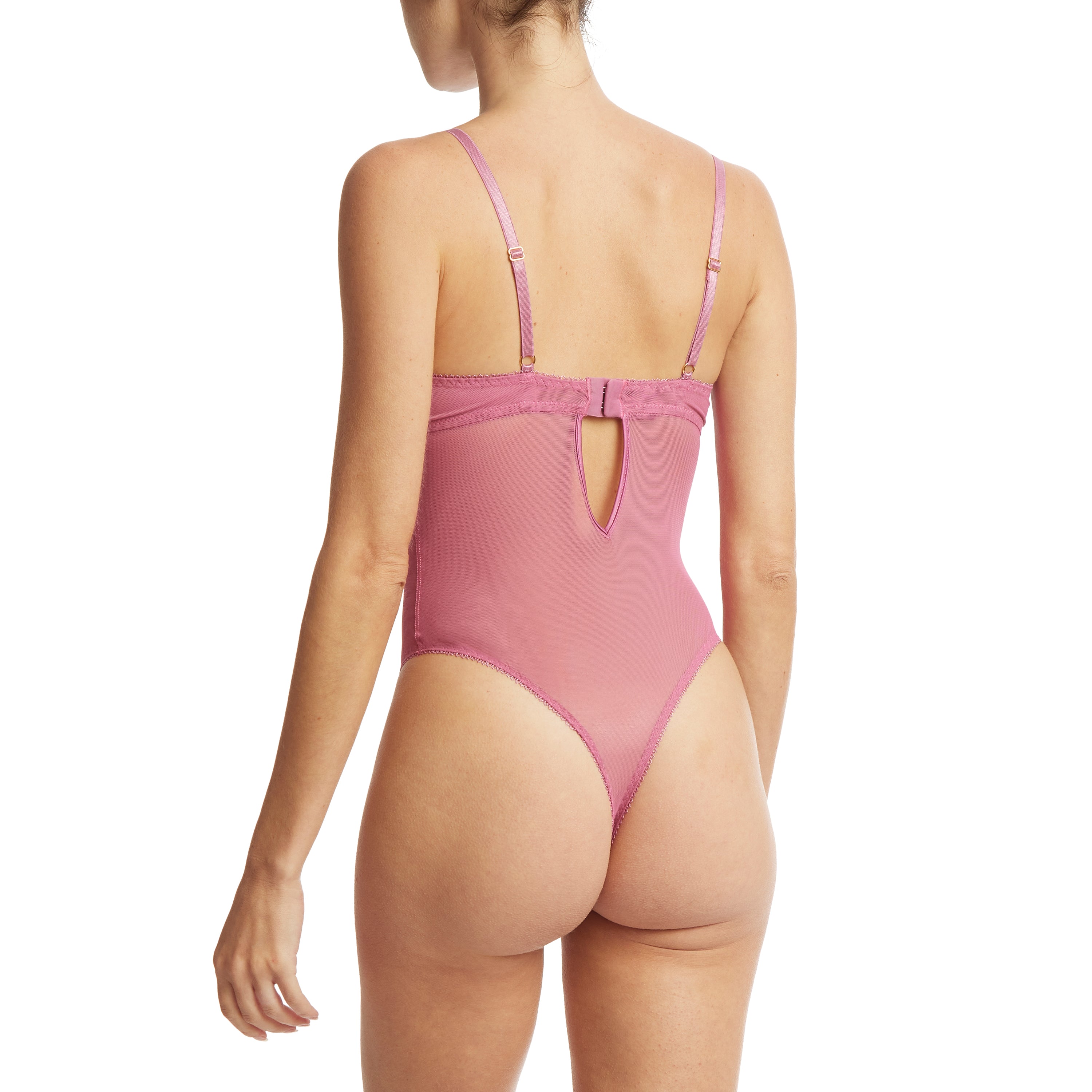 STRAPPY LACE UNDERWIRE TEDDY