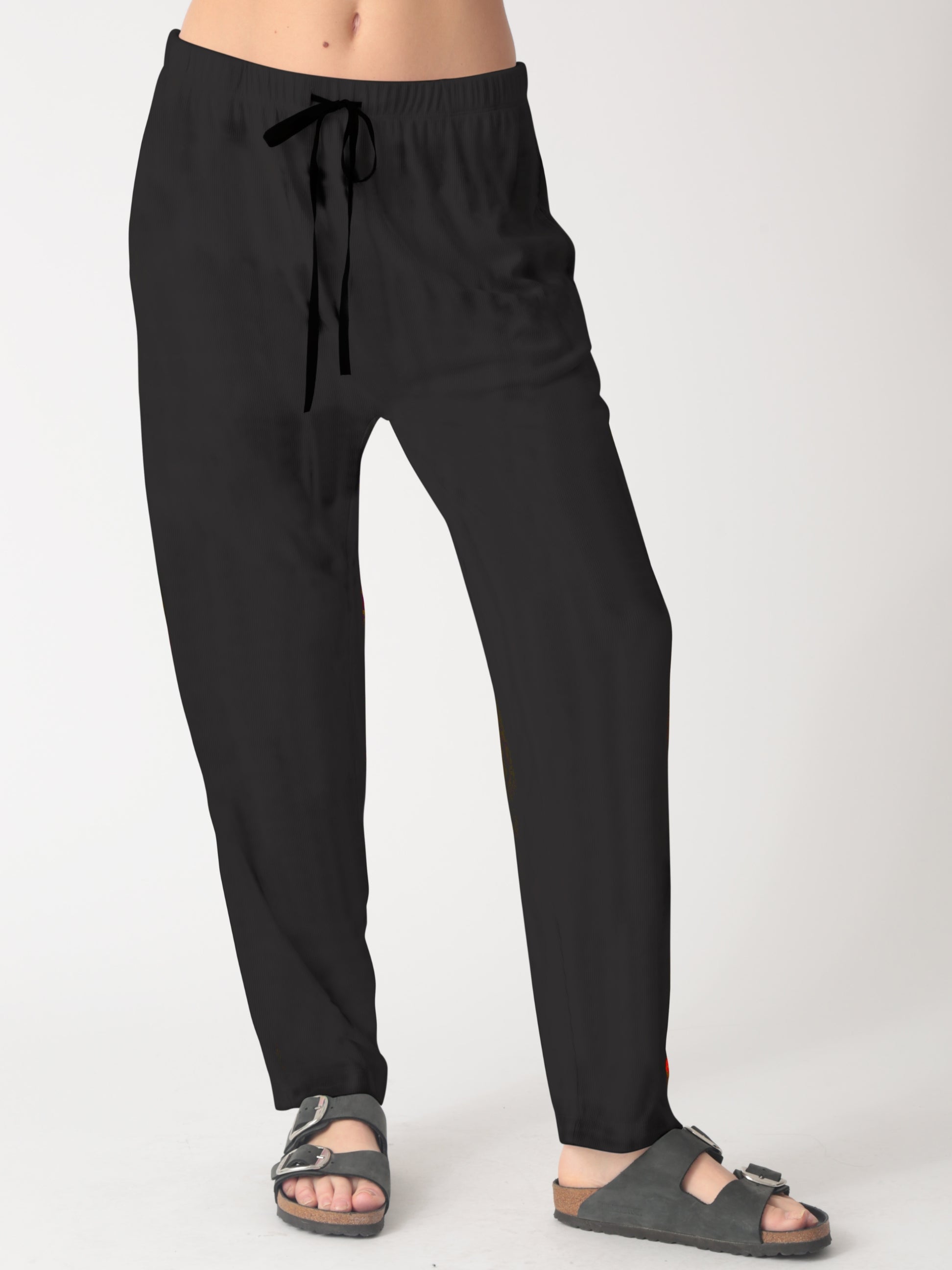 Aries Rib Pant - Onyx
