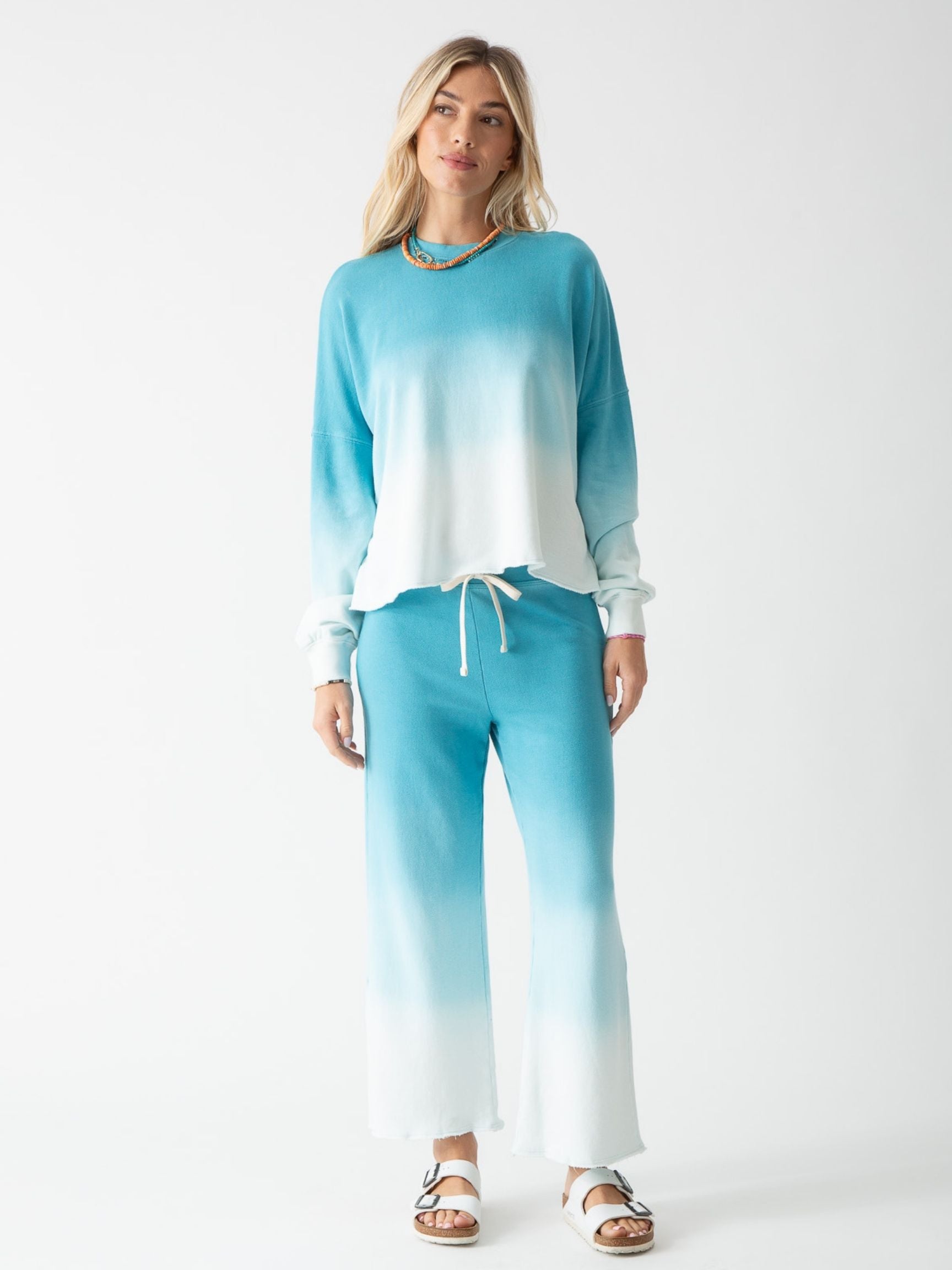 Rylan Sweatshirt - Ombré Pool