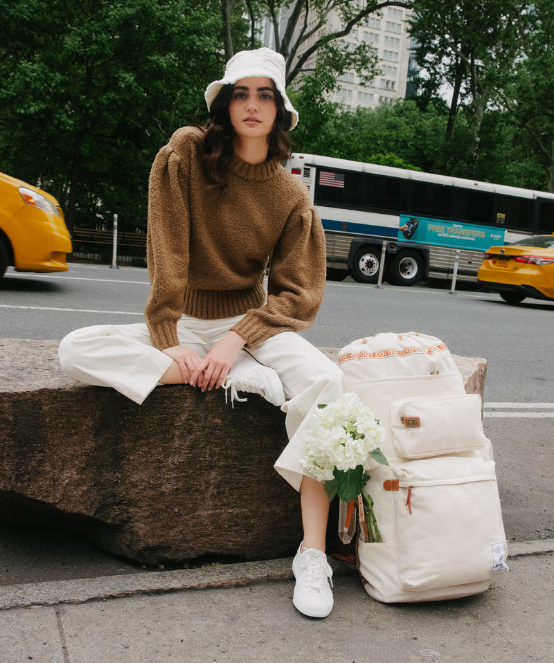 LAUNDRY BACKPACK - Canvas in Natural