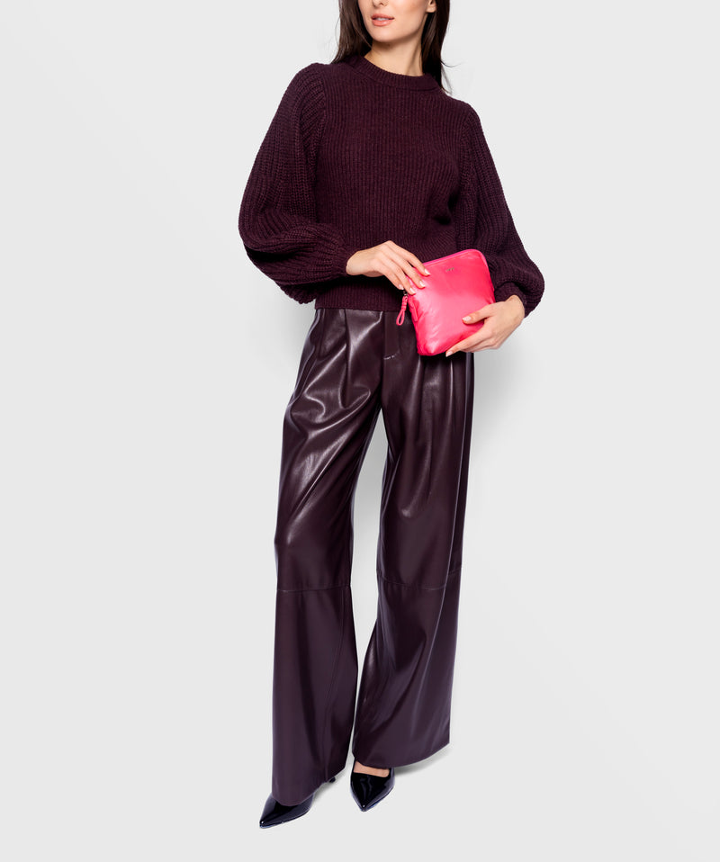 Cloud Pouch in Hot Pink