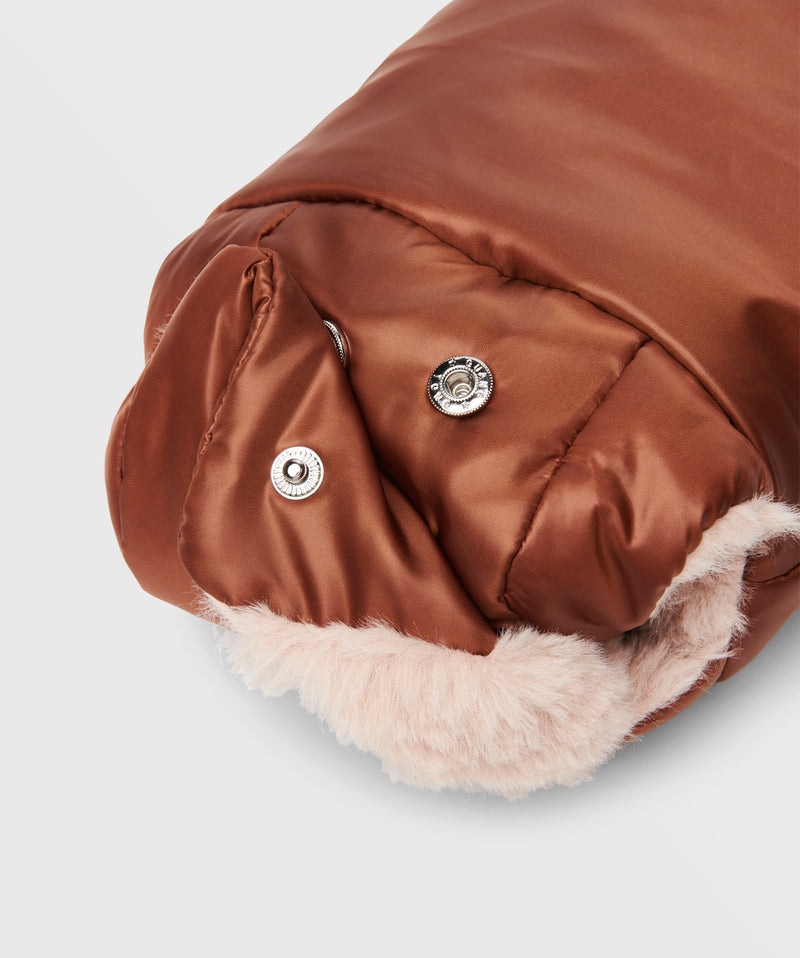 Winter Stroller Gloves - Nylon In Clay Printed