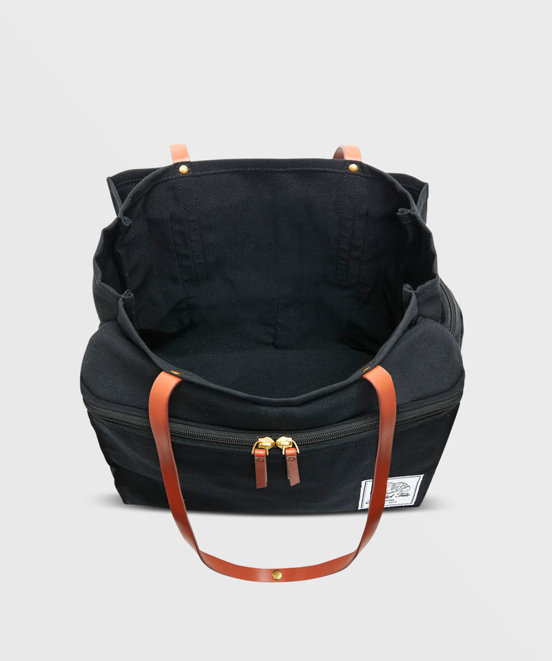 MARKET TOTE - RPET Canvas in Black