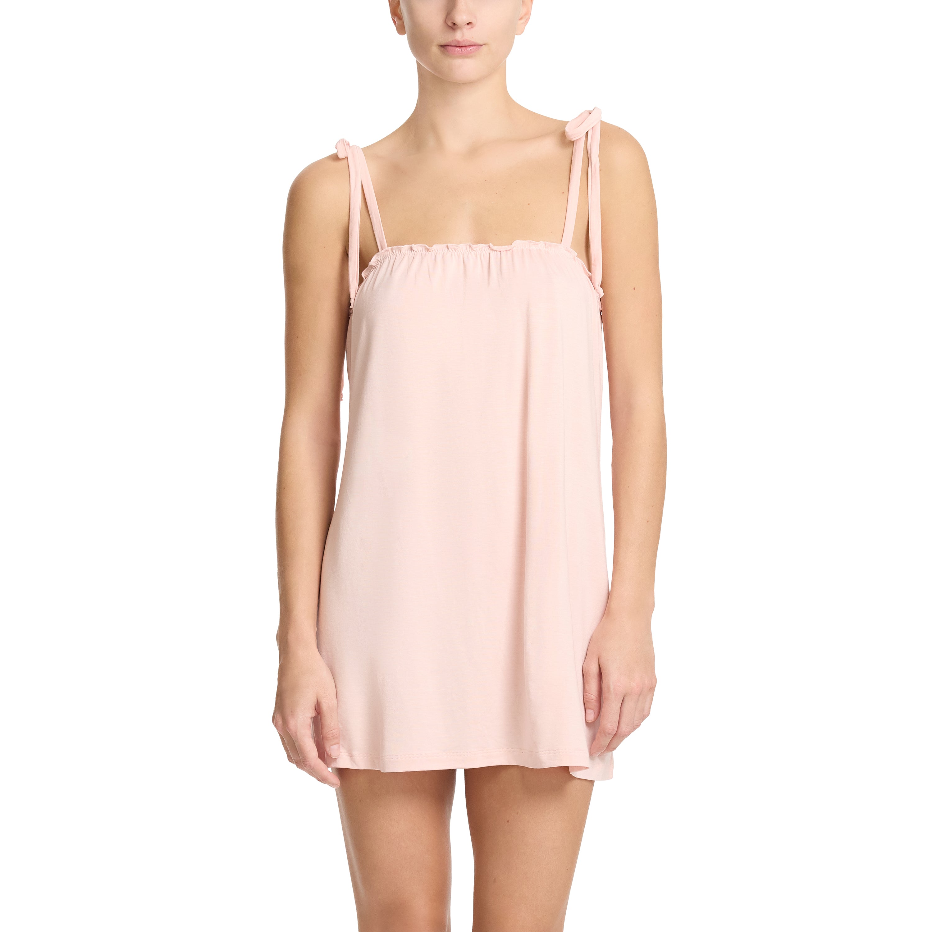 UNWIND SHOULDER TIE CHEMISE