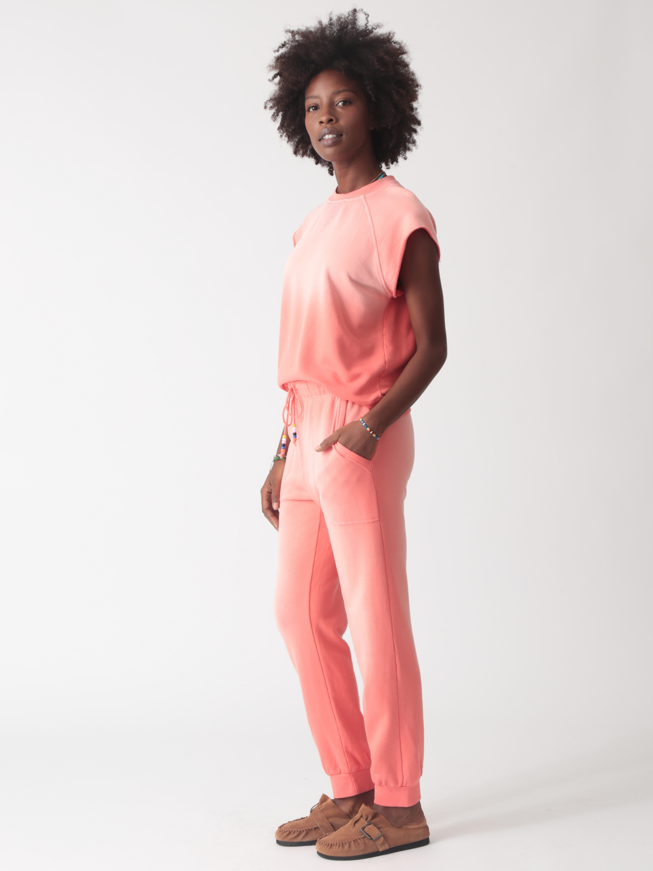 Luna Sweatshirt - Coral Sunrise