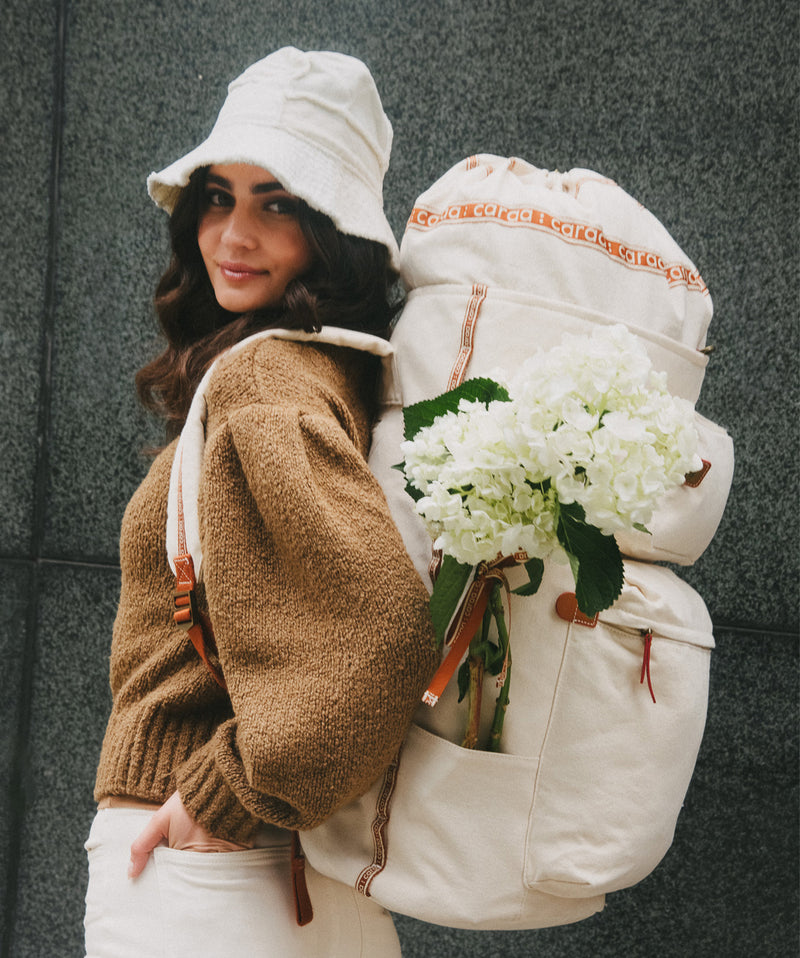 LAUNDRY BACKPACK - Canvas in Natural