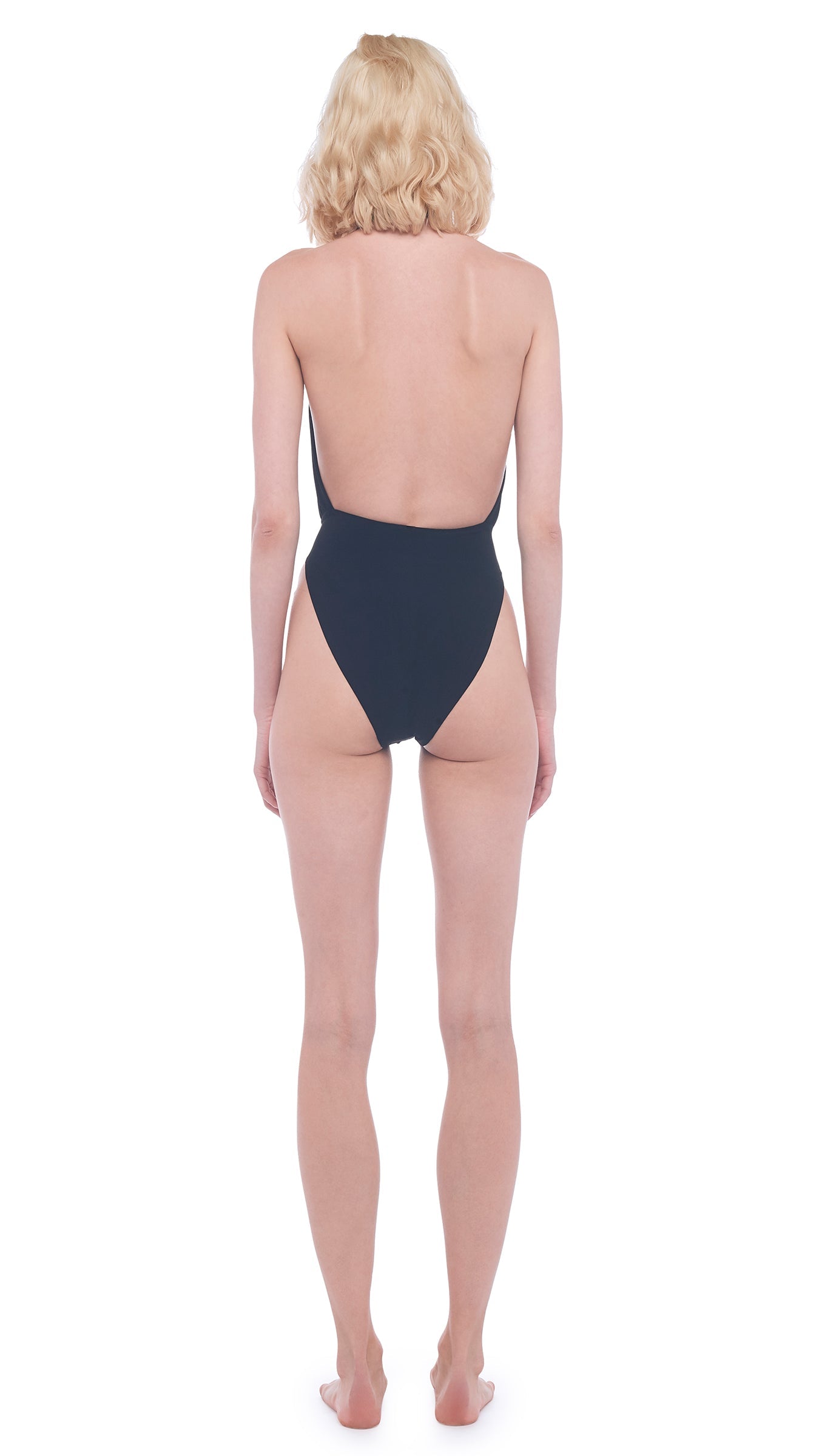 CROSS HALTER BODYSUIT