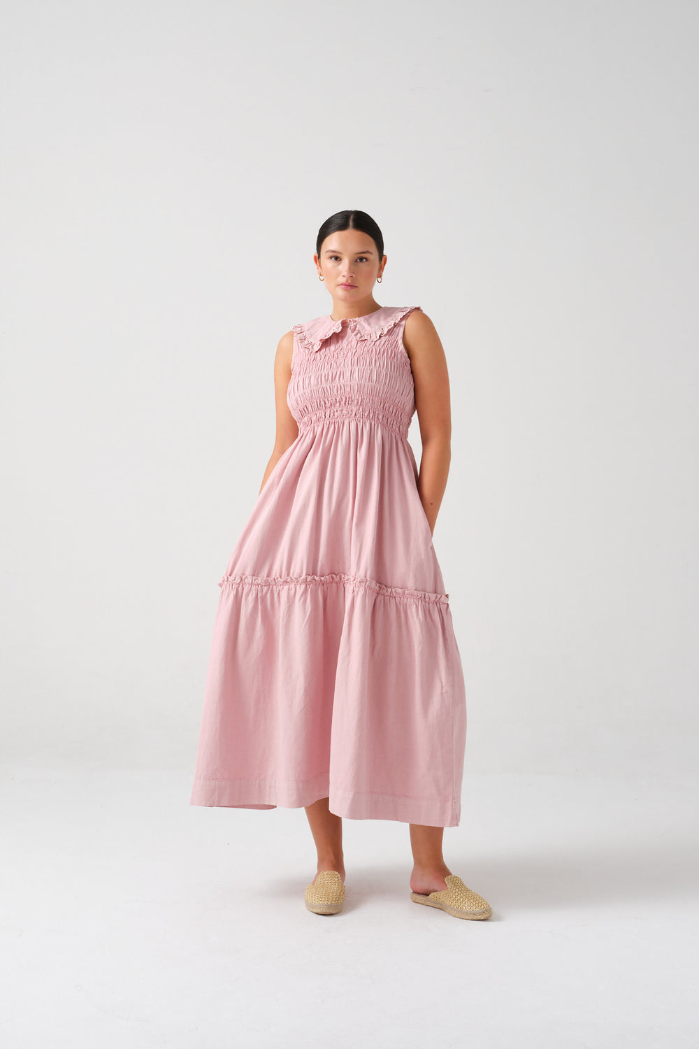 Sky Dress in Dusty Rose