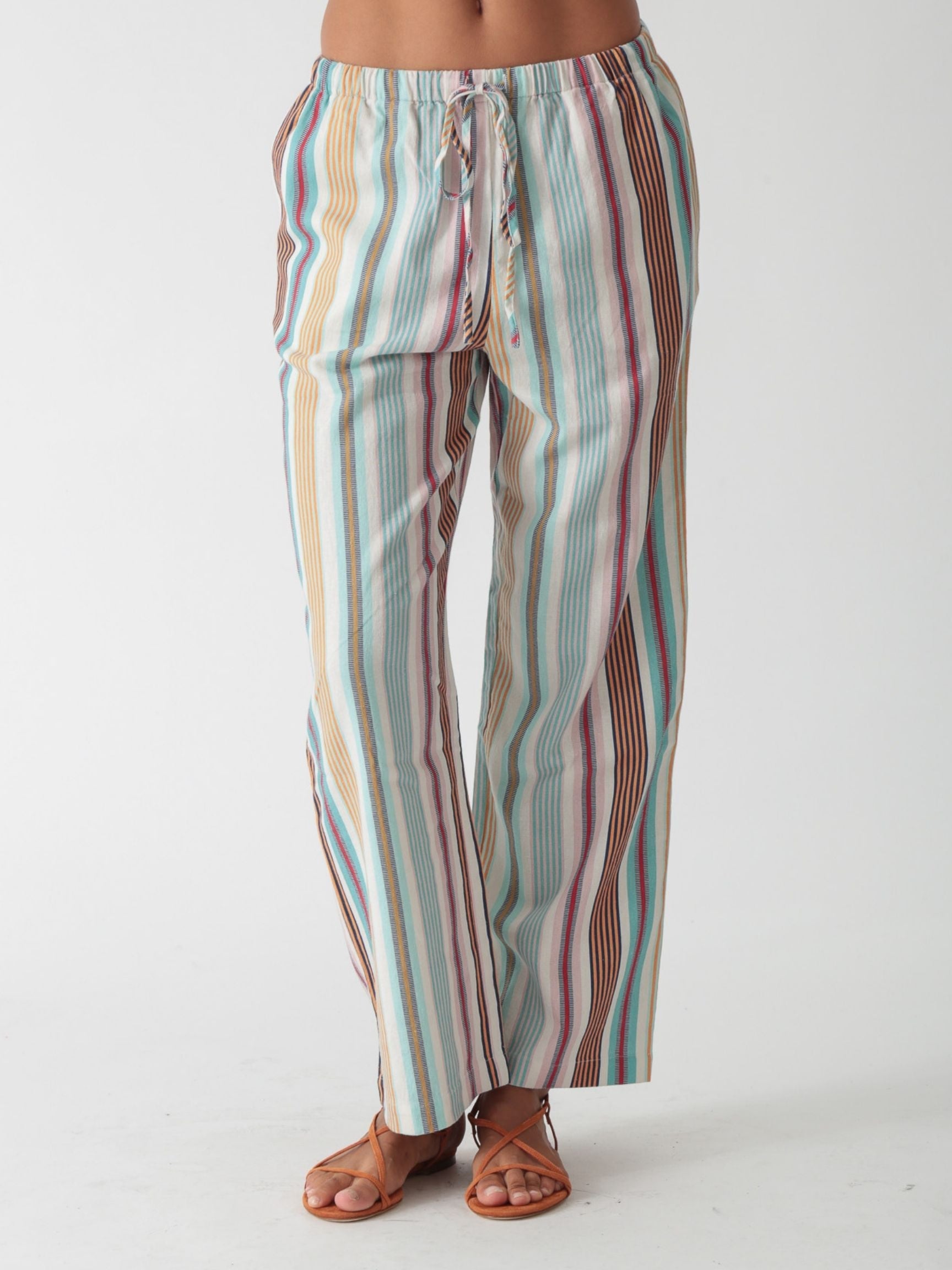 Sail Pant - Sky Blue Stripe