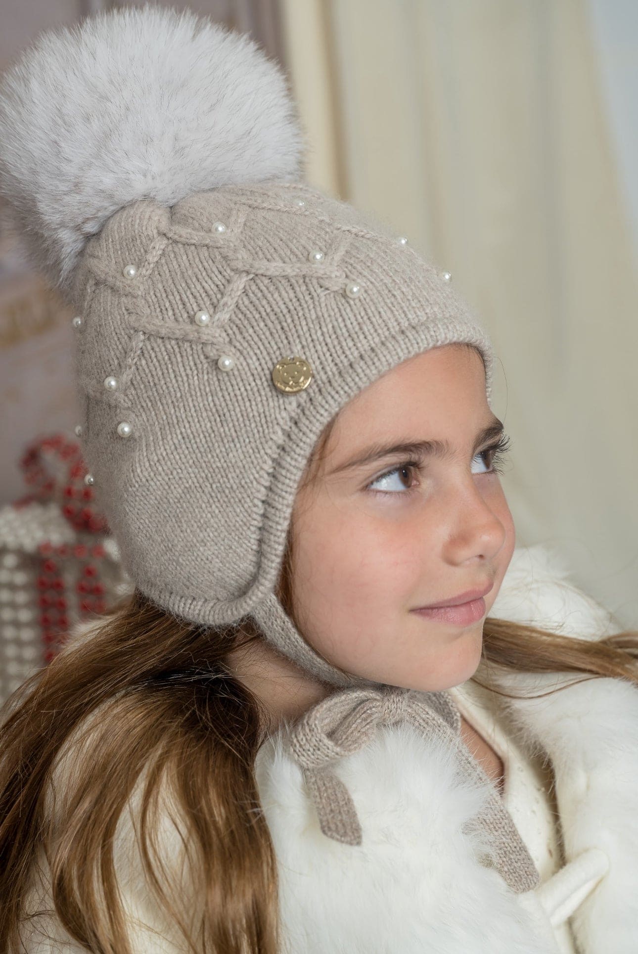 Karenina Pearl Aviator Hat - Petite Maison Kids