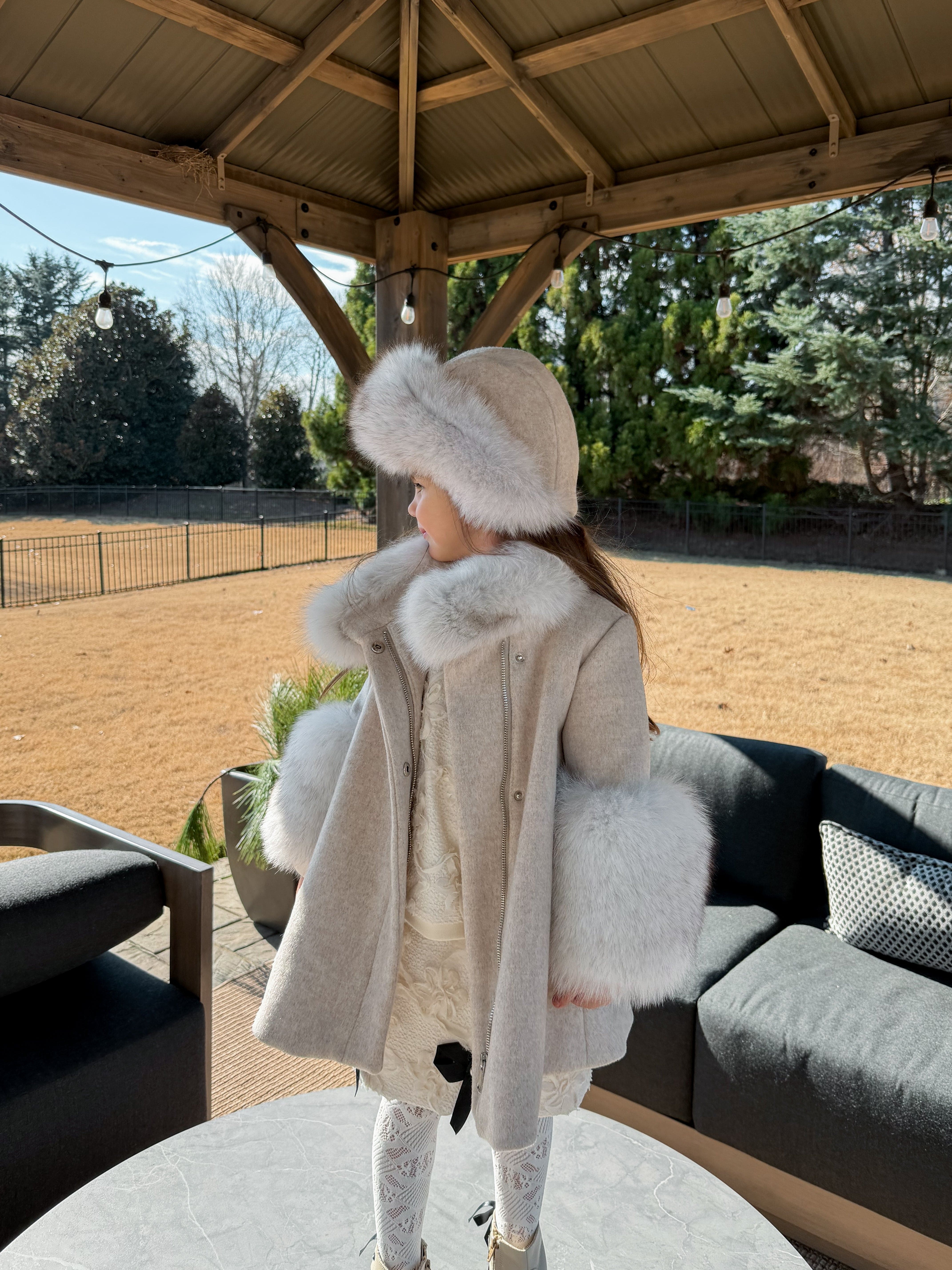 Karenina Kids' Fur Hat - Petite Maison Kids
