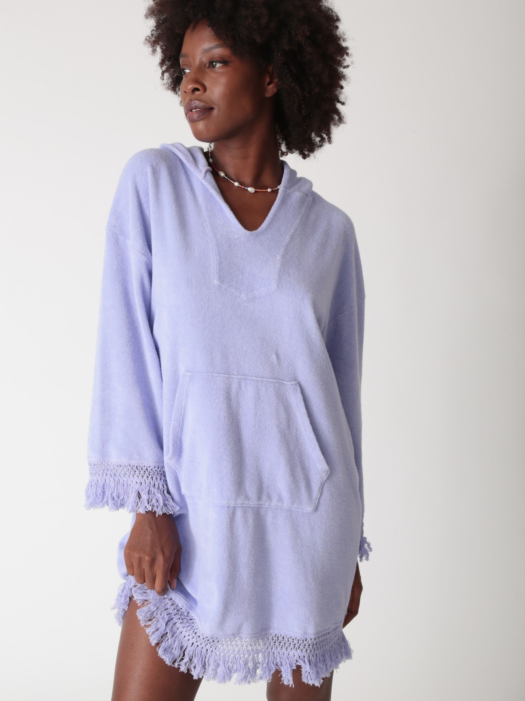 Beach Poncho - Lavender