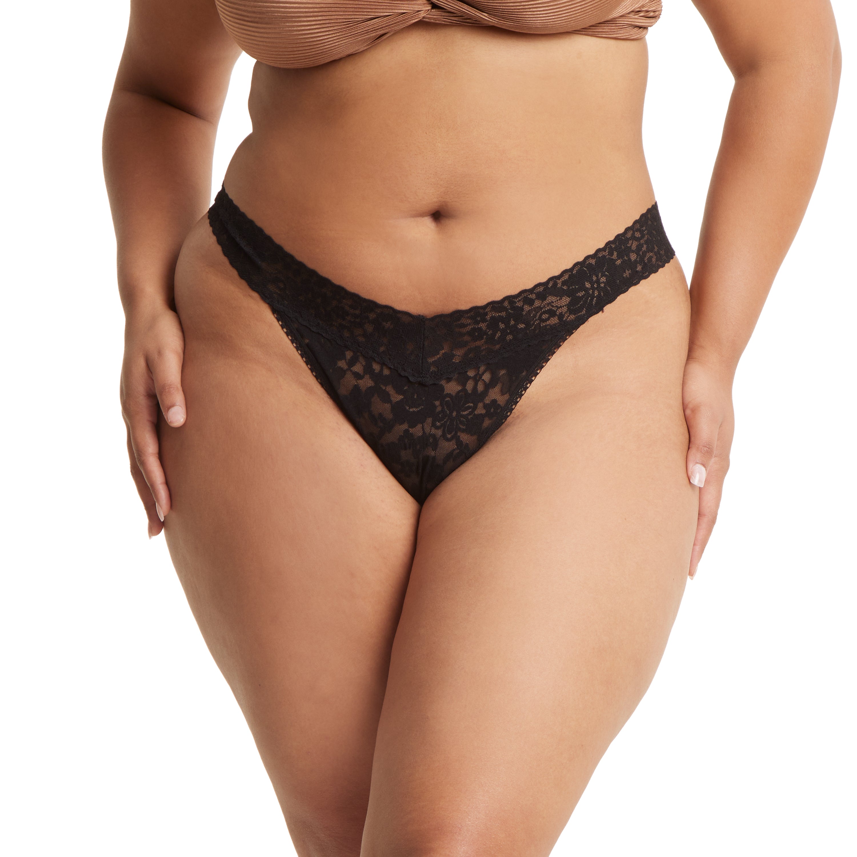 Plus Size Daily Lace Thong