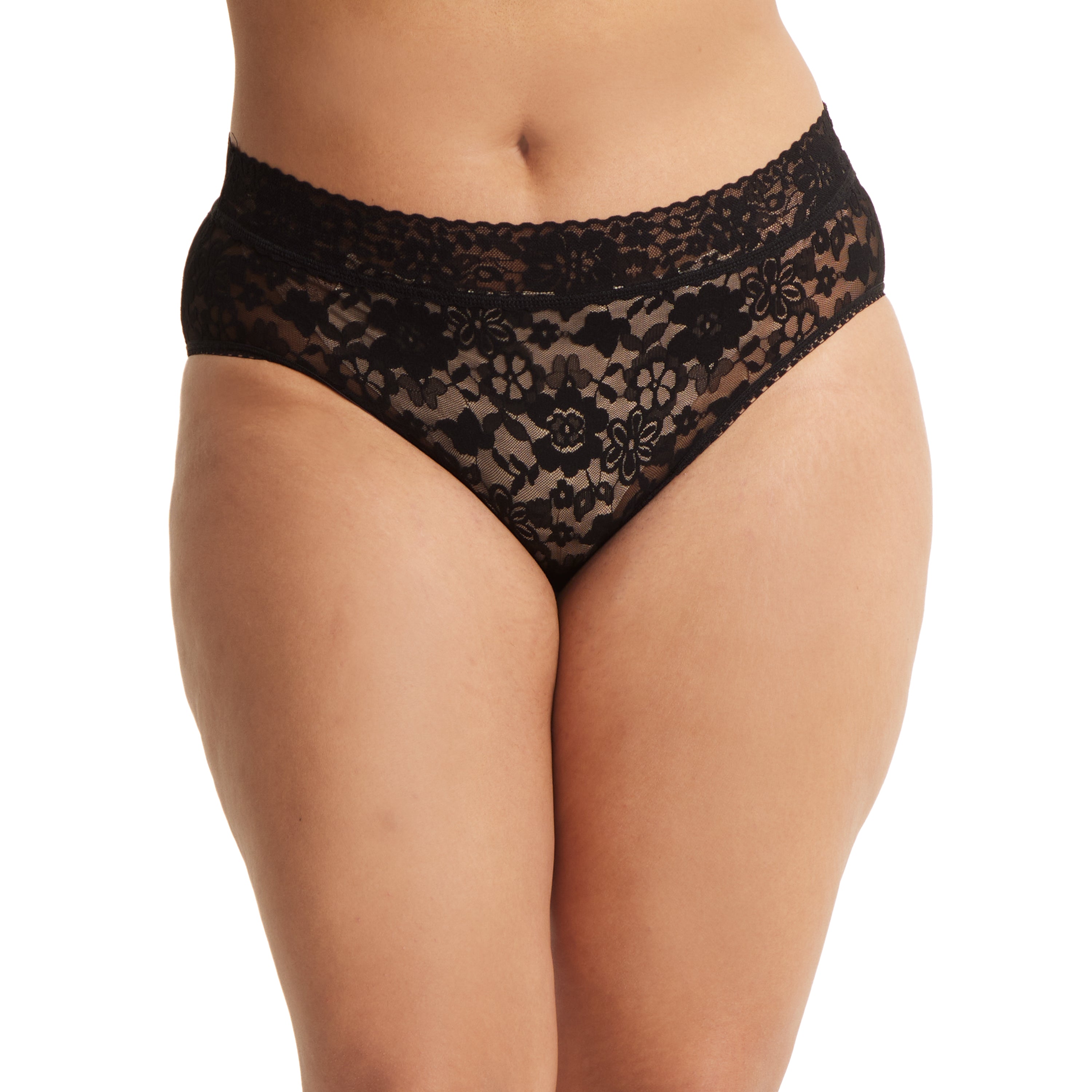 Plus Size Daily Lace French Brief