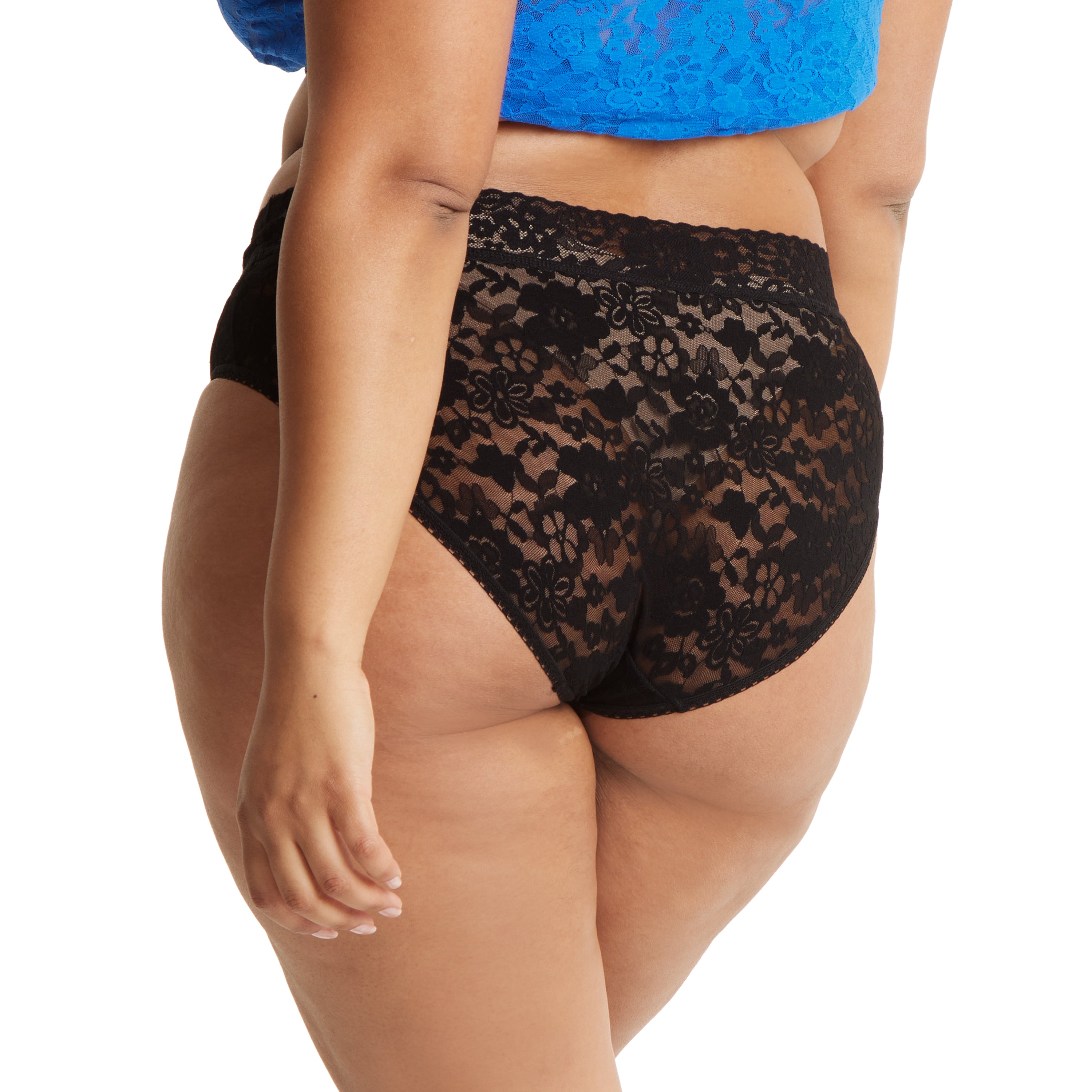 Plus Size Daily Lace French Brief