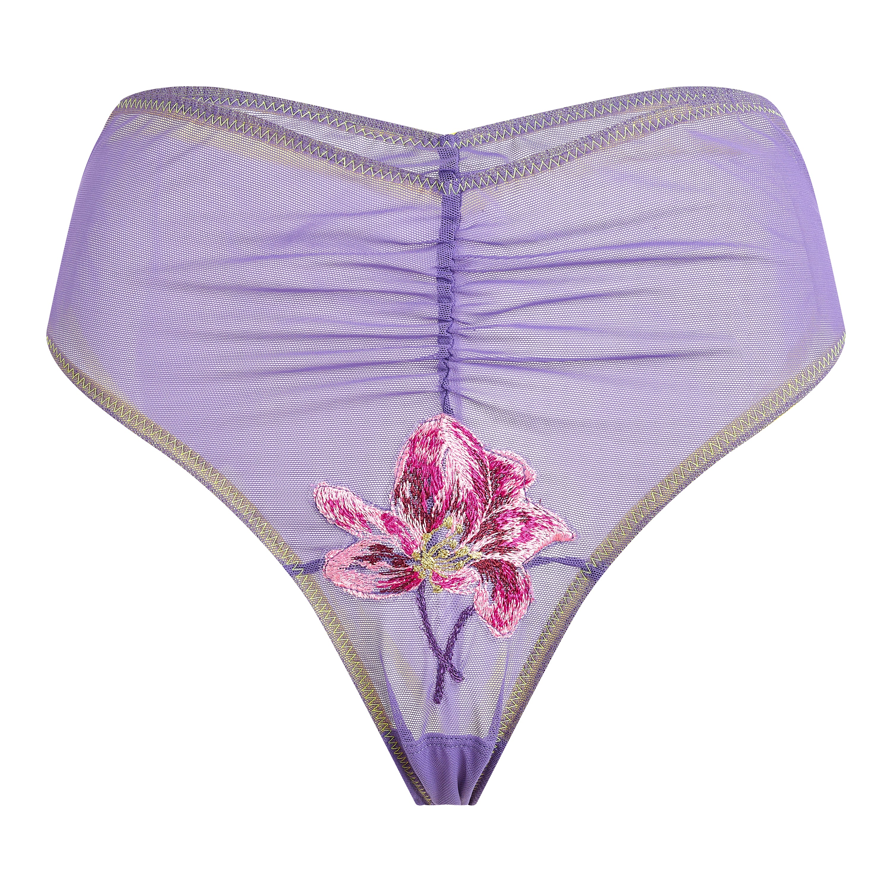 Applique Rouched Tanga