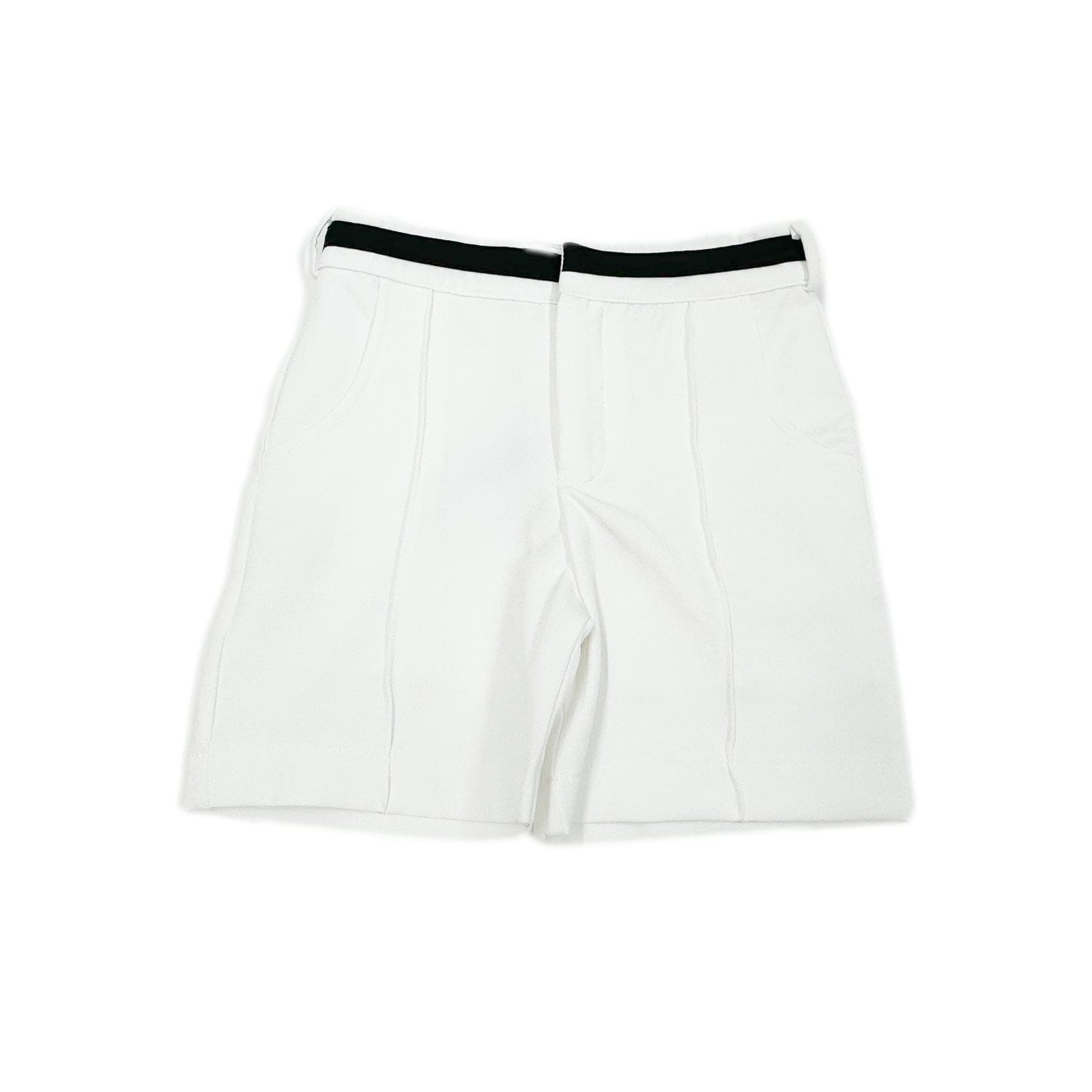 Alex White Shorts With Black Contrast Line - Petite Maison Kids