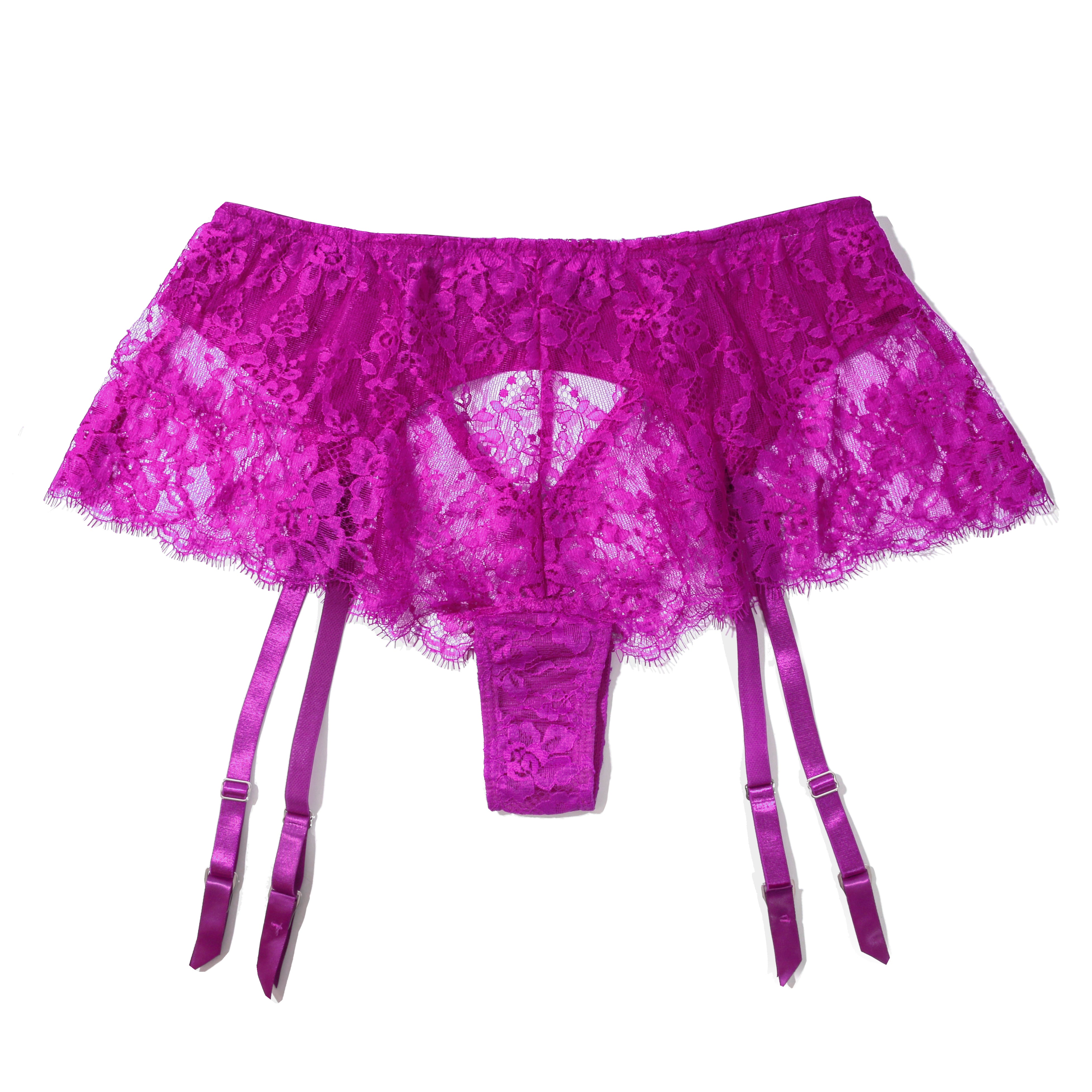 Eyelash Lace Garter Short