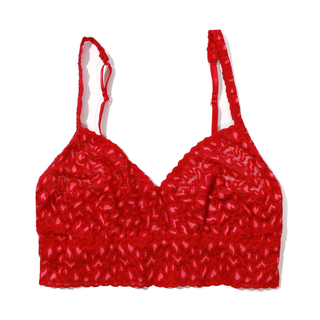 CROSS-DYED V-NECK BRALETTE