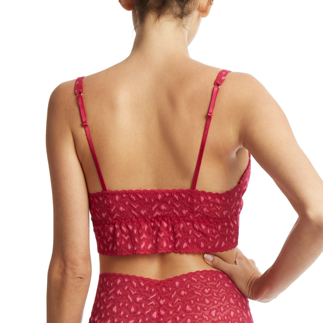 CROSS-DYED V-NECK BRALETTE