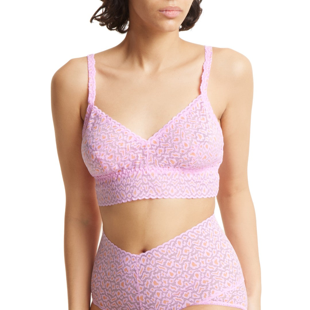 CROSS-DYED V-NECK BRALETTE