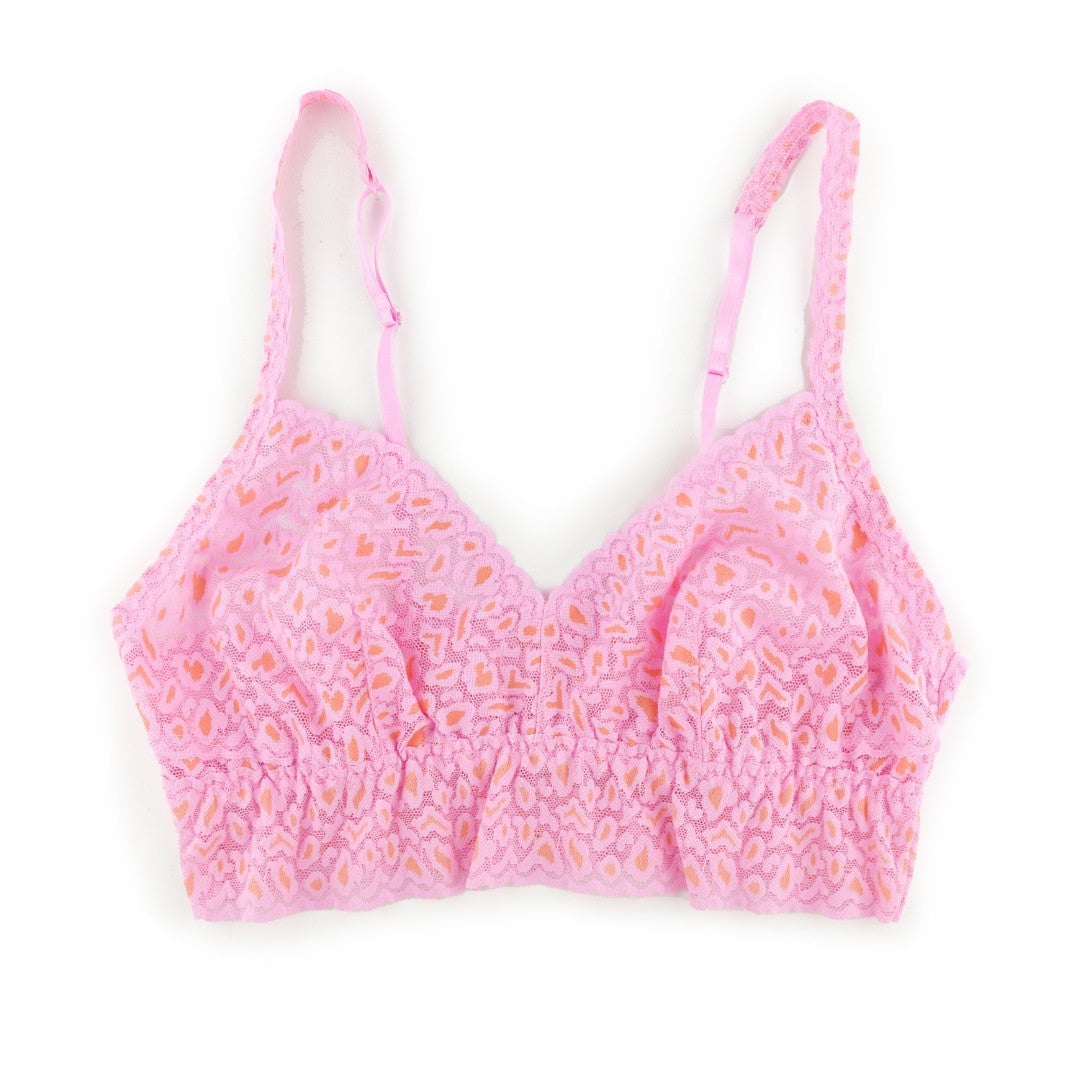 CROSS-DYED V-NECK BRALETTE