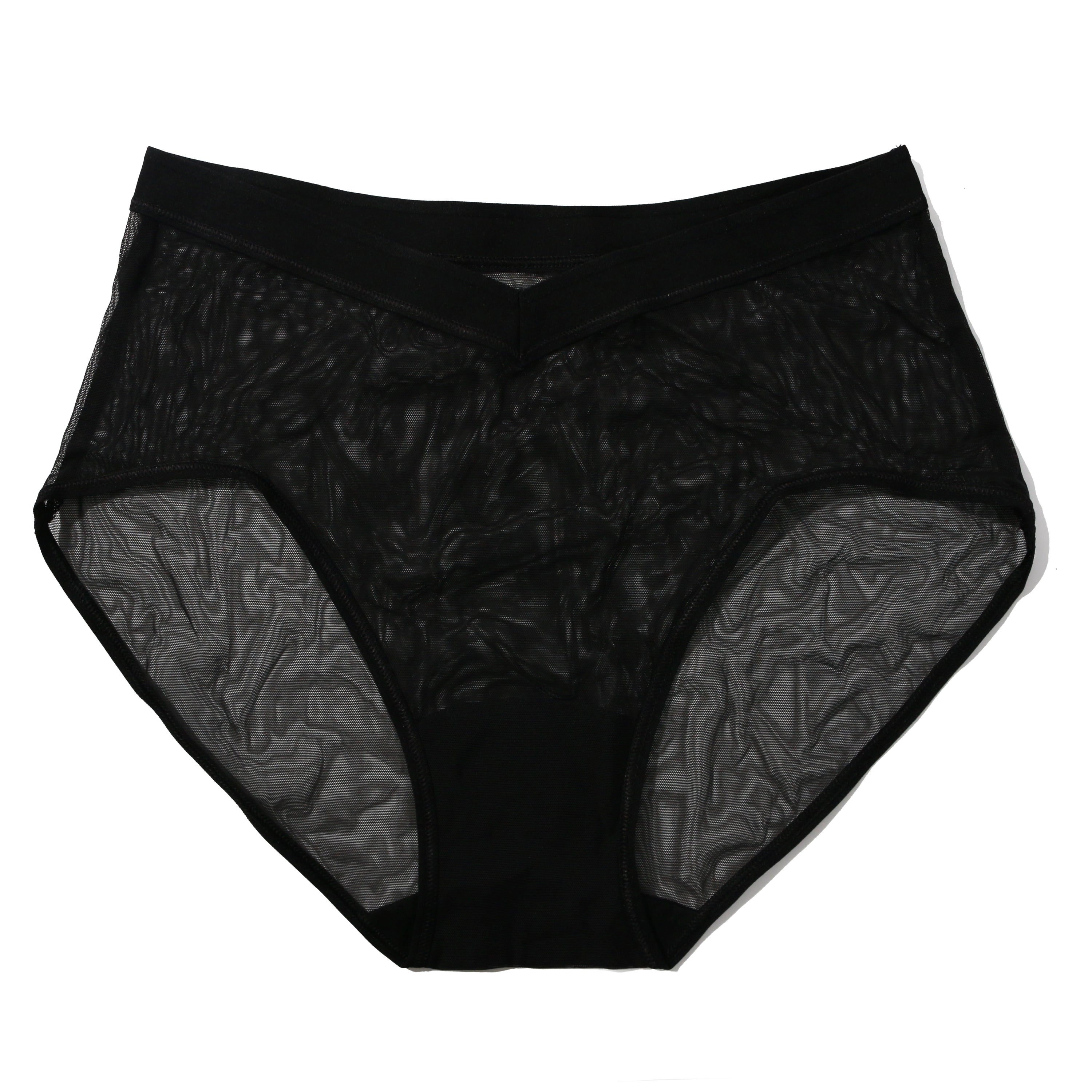 MESH HIGH CUT FRENCH BRIEF