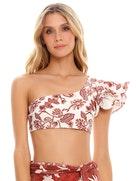 New Roots -  Asymmetrical One Shoulder Bra Top