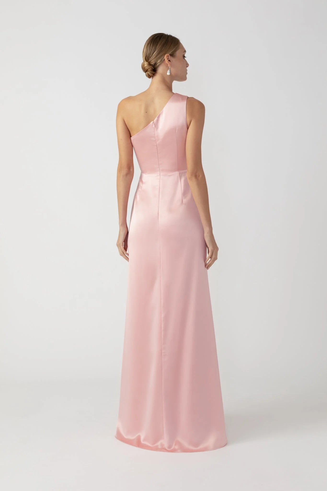 Pandora One-shoulder Gown - Ballerina Pink
