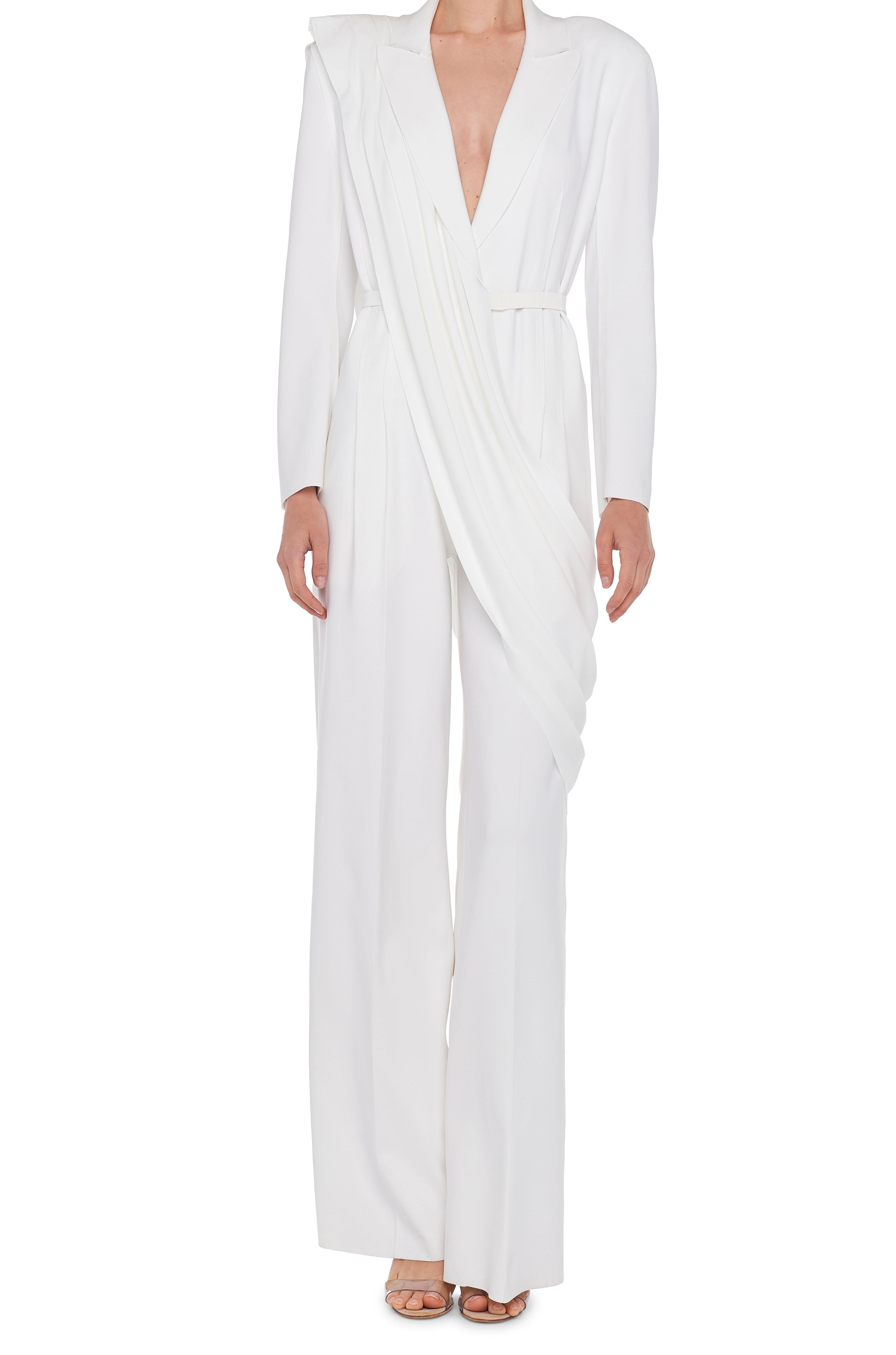 SB STRAIGHT LEG JUMPSUIT/MEDIUM DRAPE