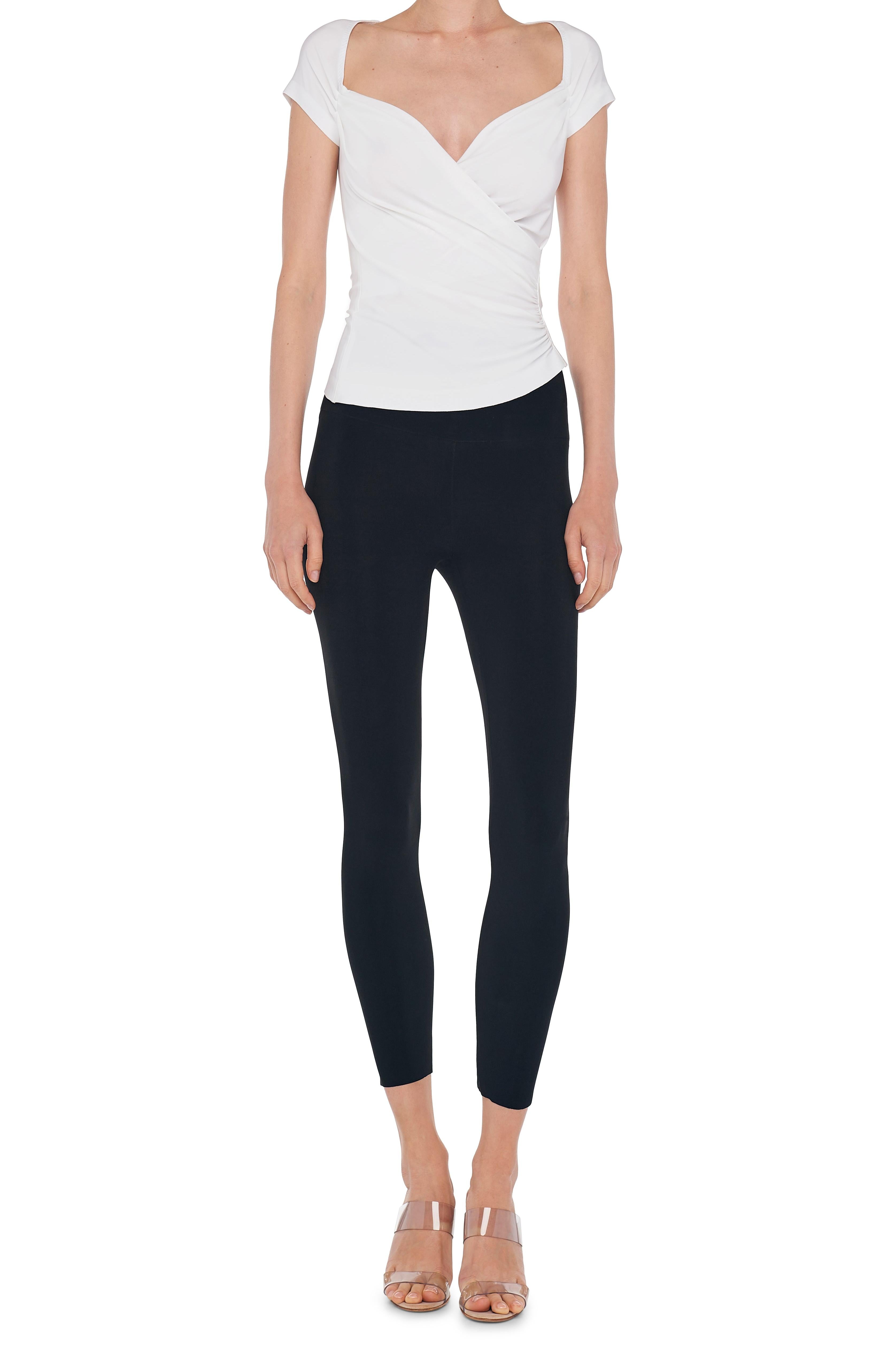 CAP SLEEVE SWEETHEART SIDE DRAPE TOP