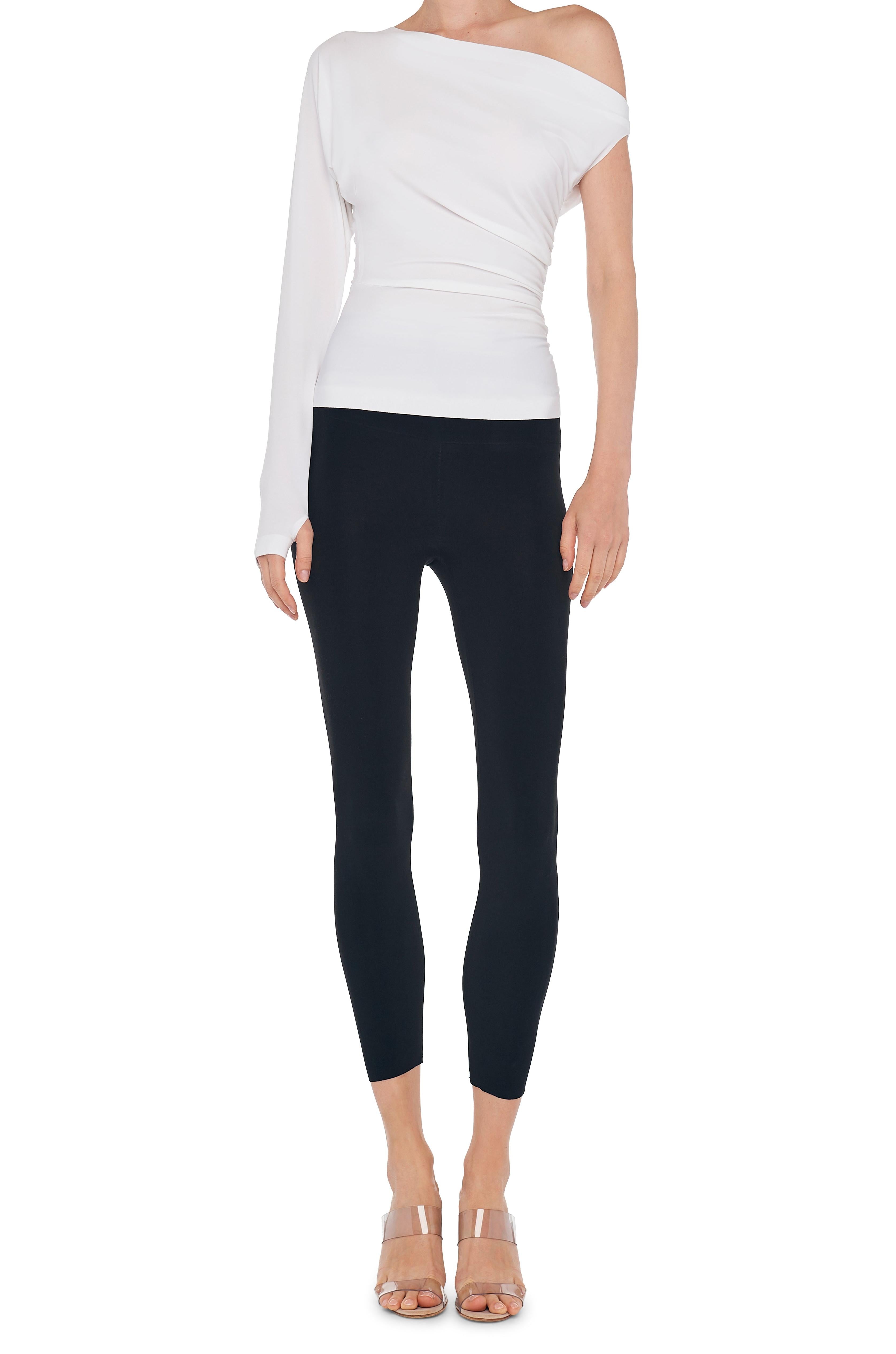 ONE SLEEVE DROP SHOULDER TOP