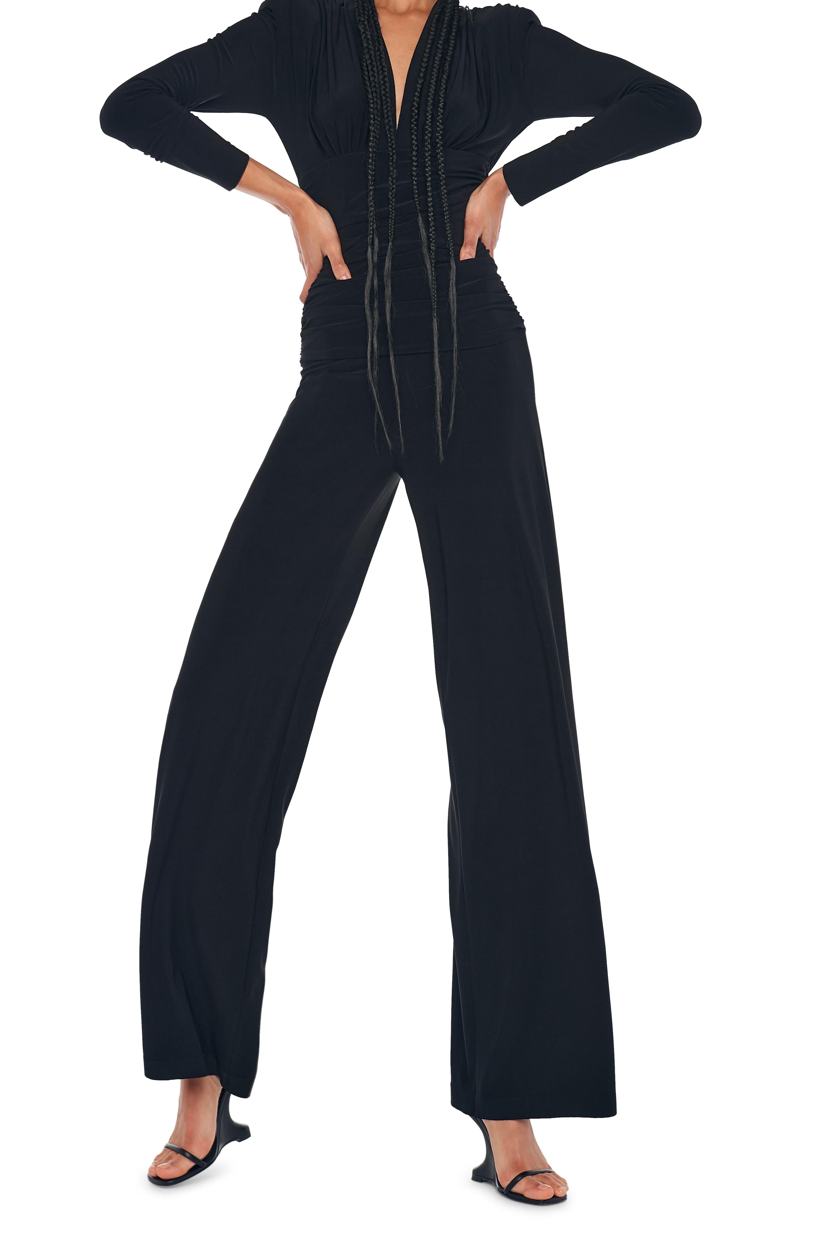 SHOULDER PAD JUMPSUIT