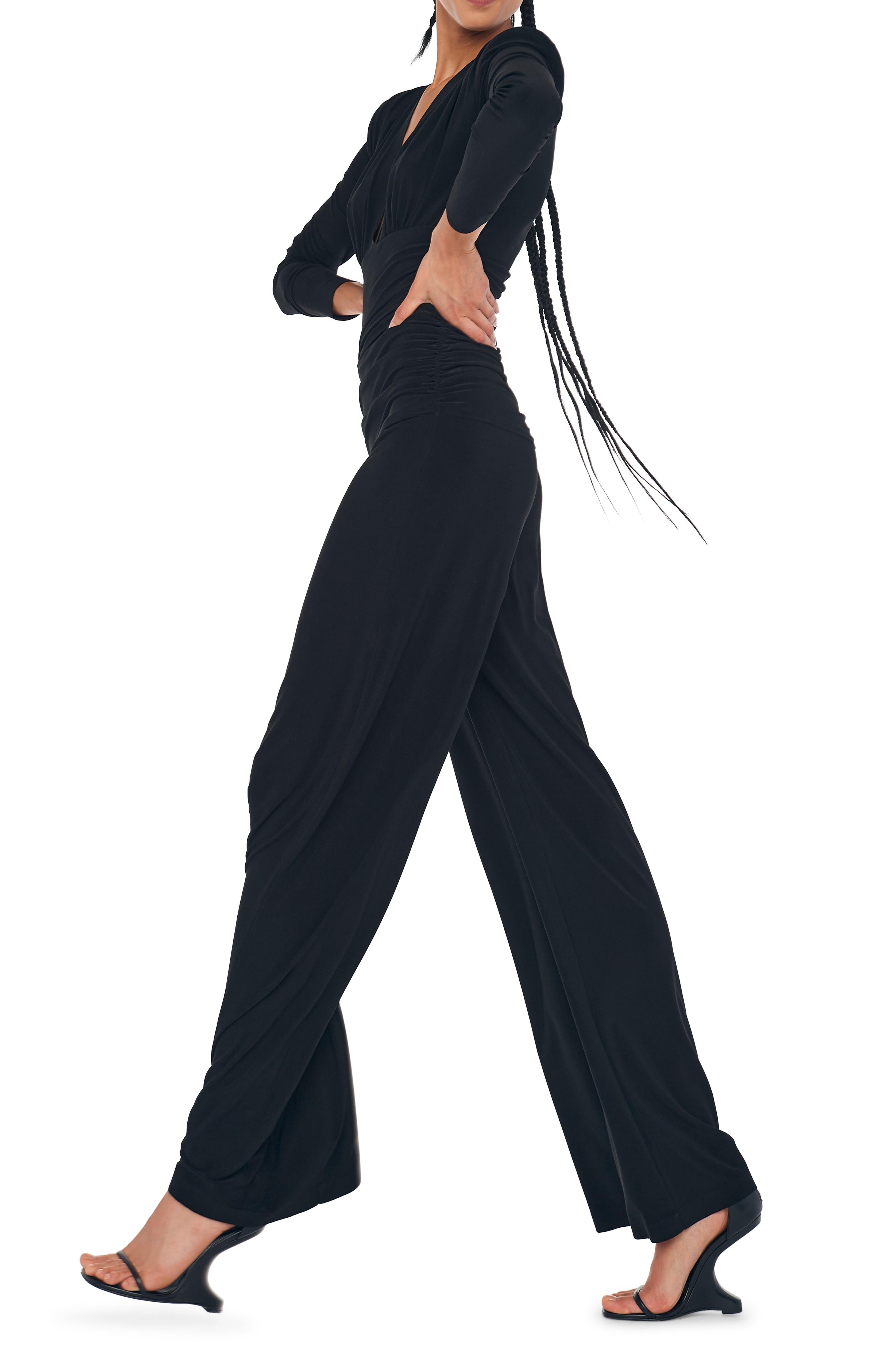 SHOULDER PAD JUMPSUIT
