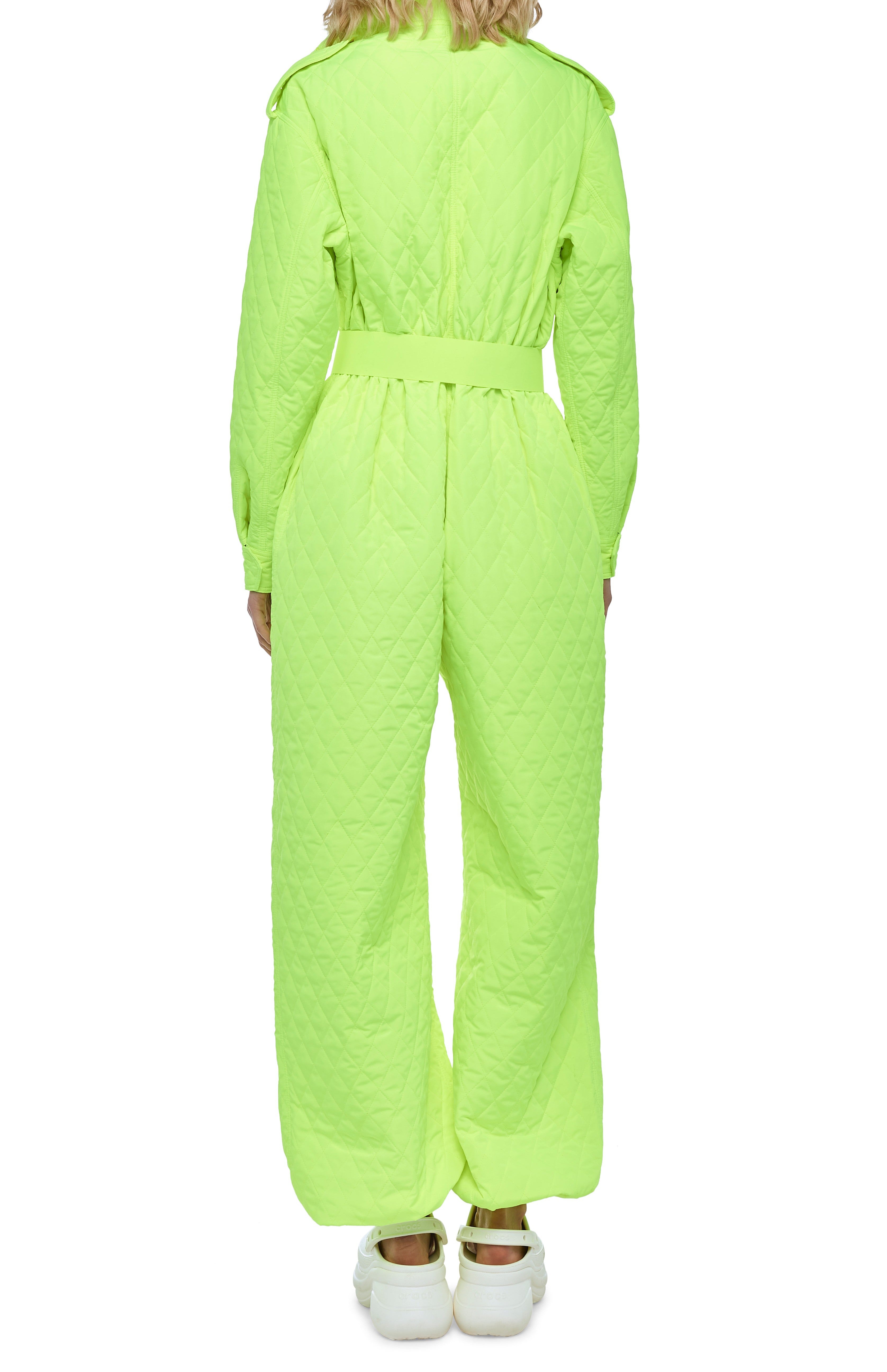 QUILTED OS CARGO JUMPSUIT