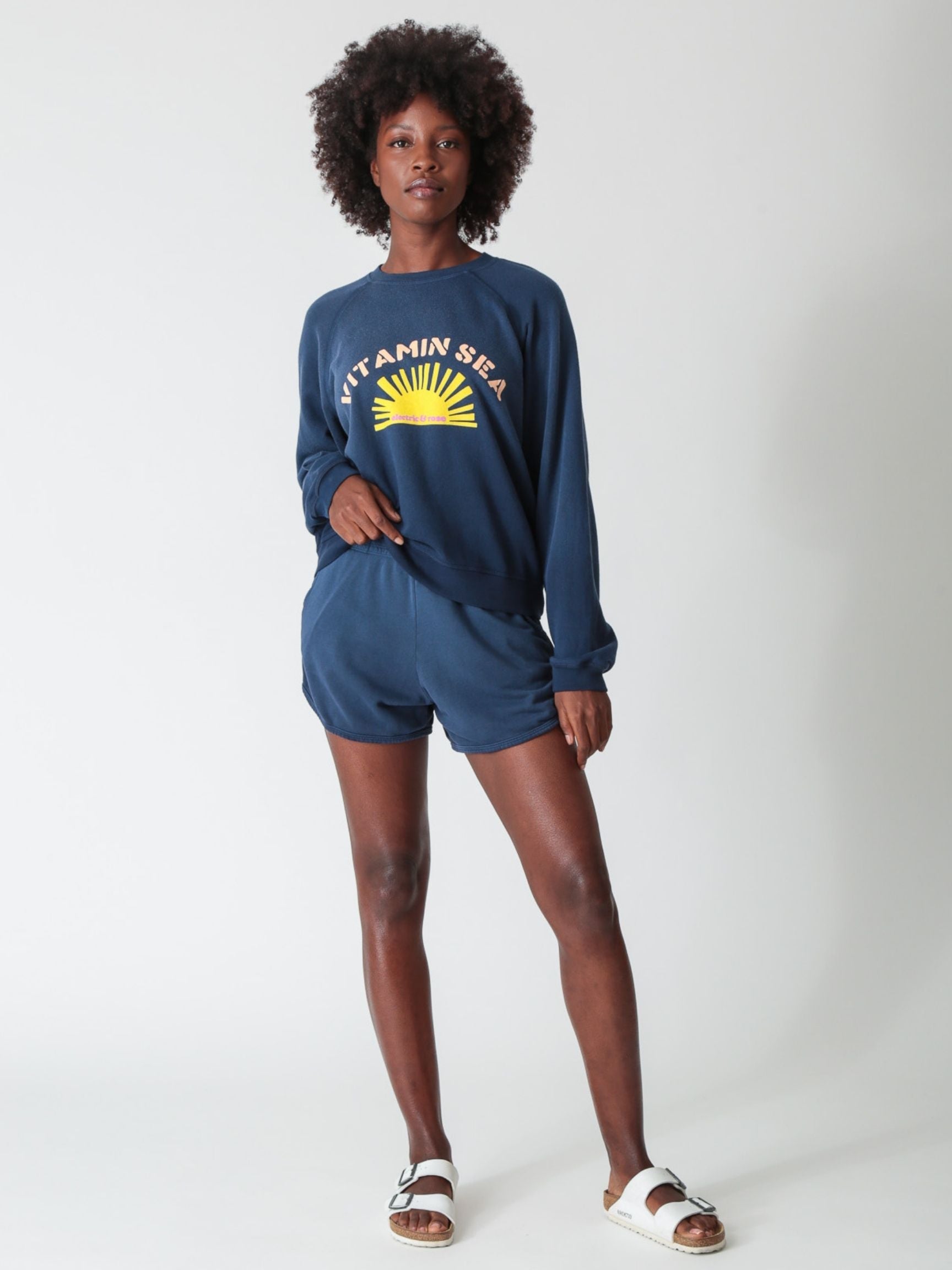 Track Short - Sunfade Indigo