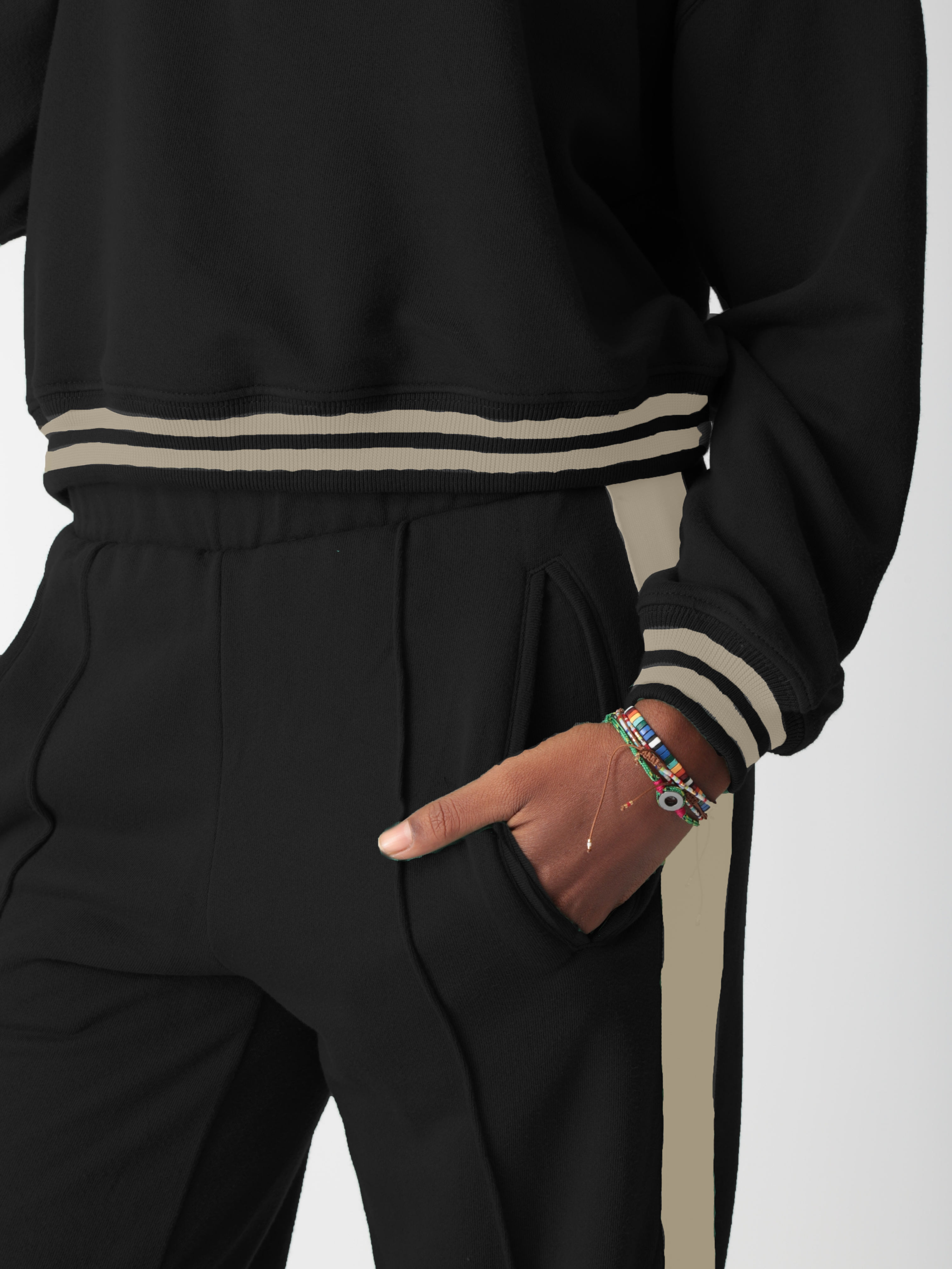 Mimi Sweatshirt - Onyx / Stone