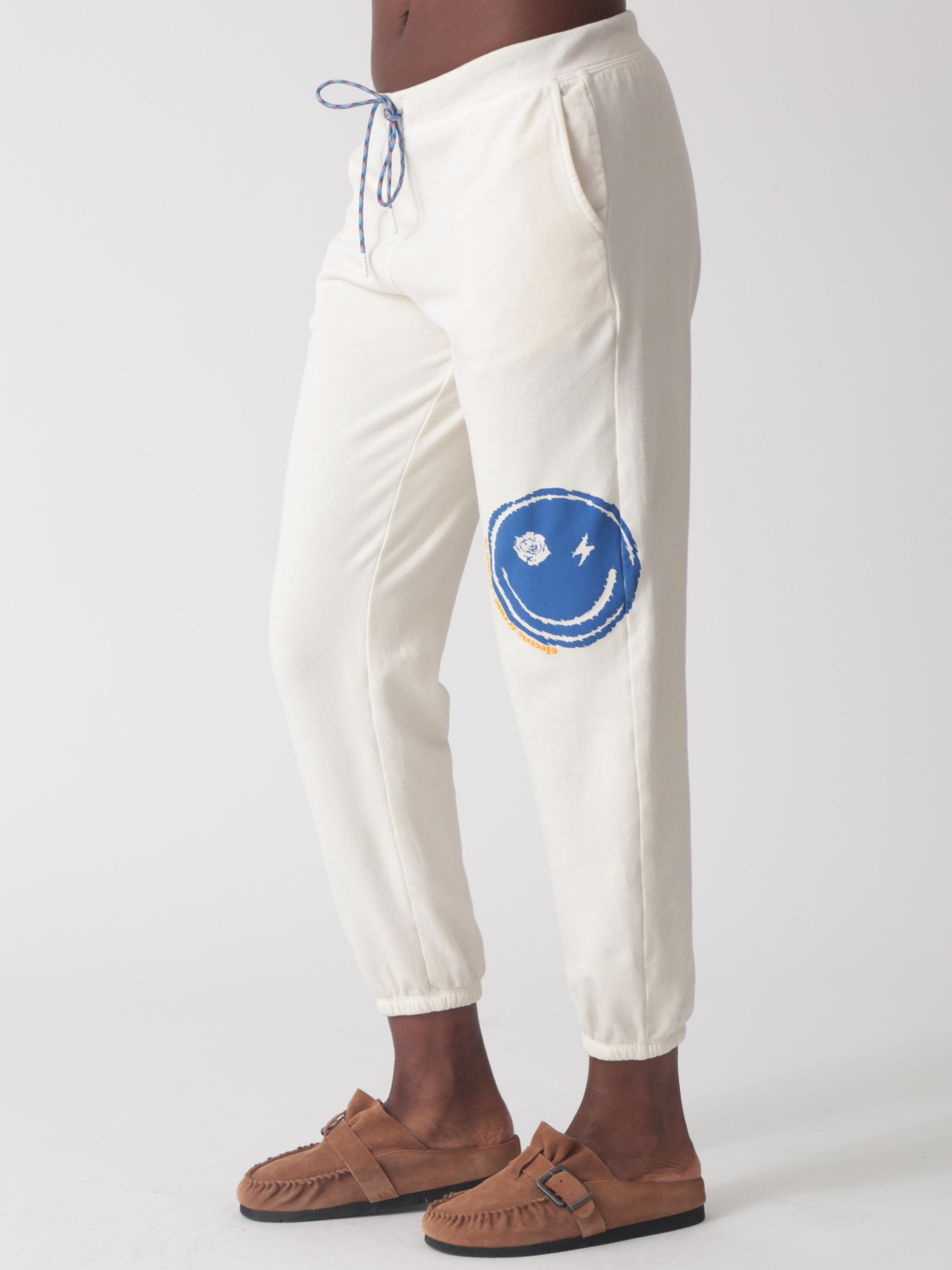 Classic Jogger - Ivory Smiley