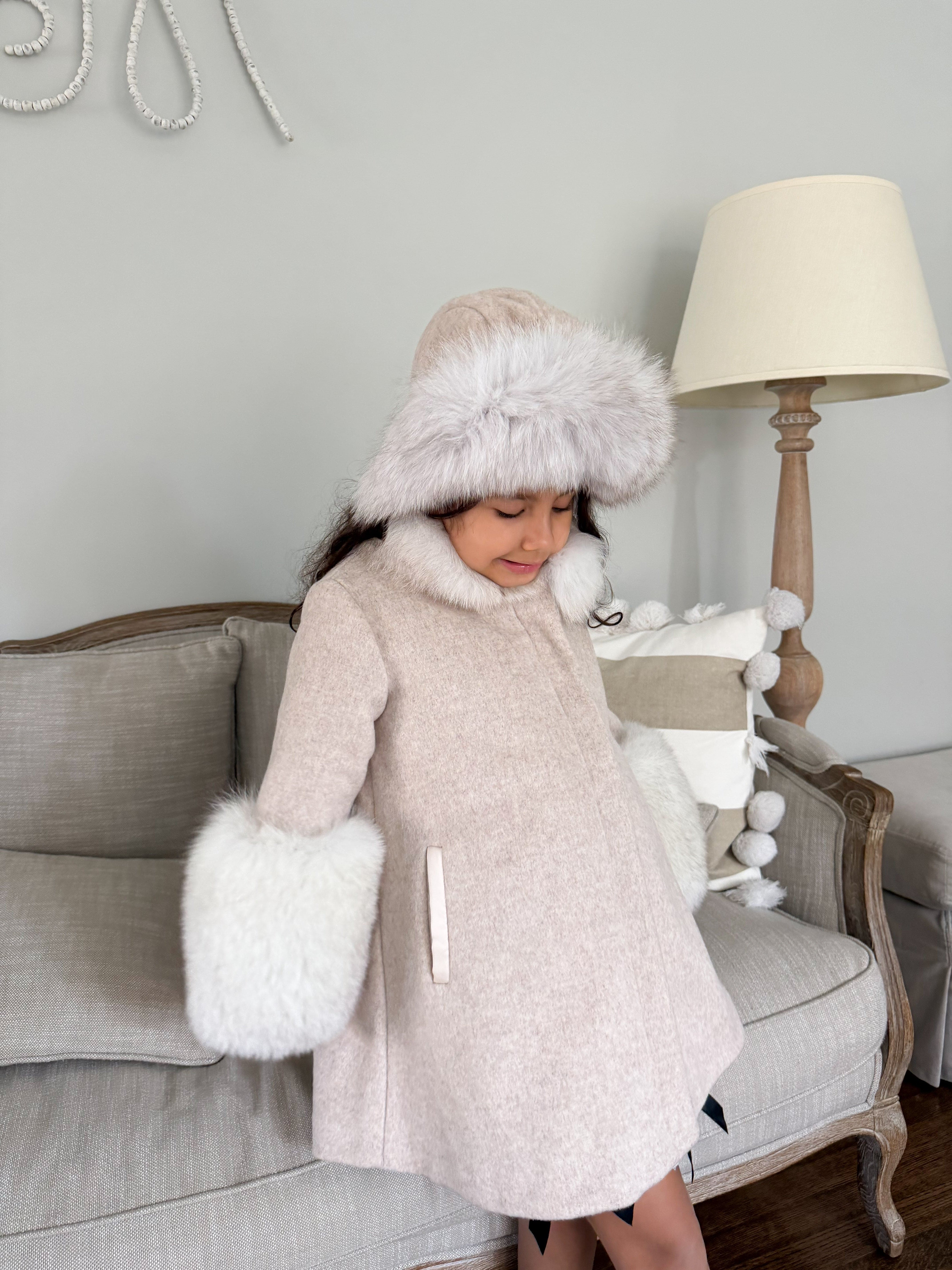 Karenina Kids' Fur Hat - Petite Maison Kids