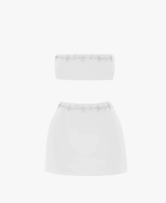 AALIYAH SKIRT WHITE
