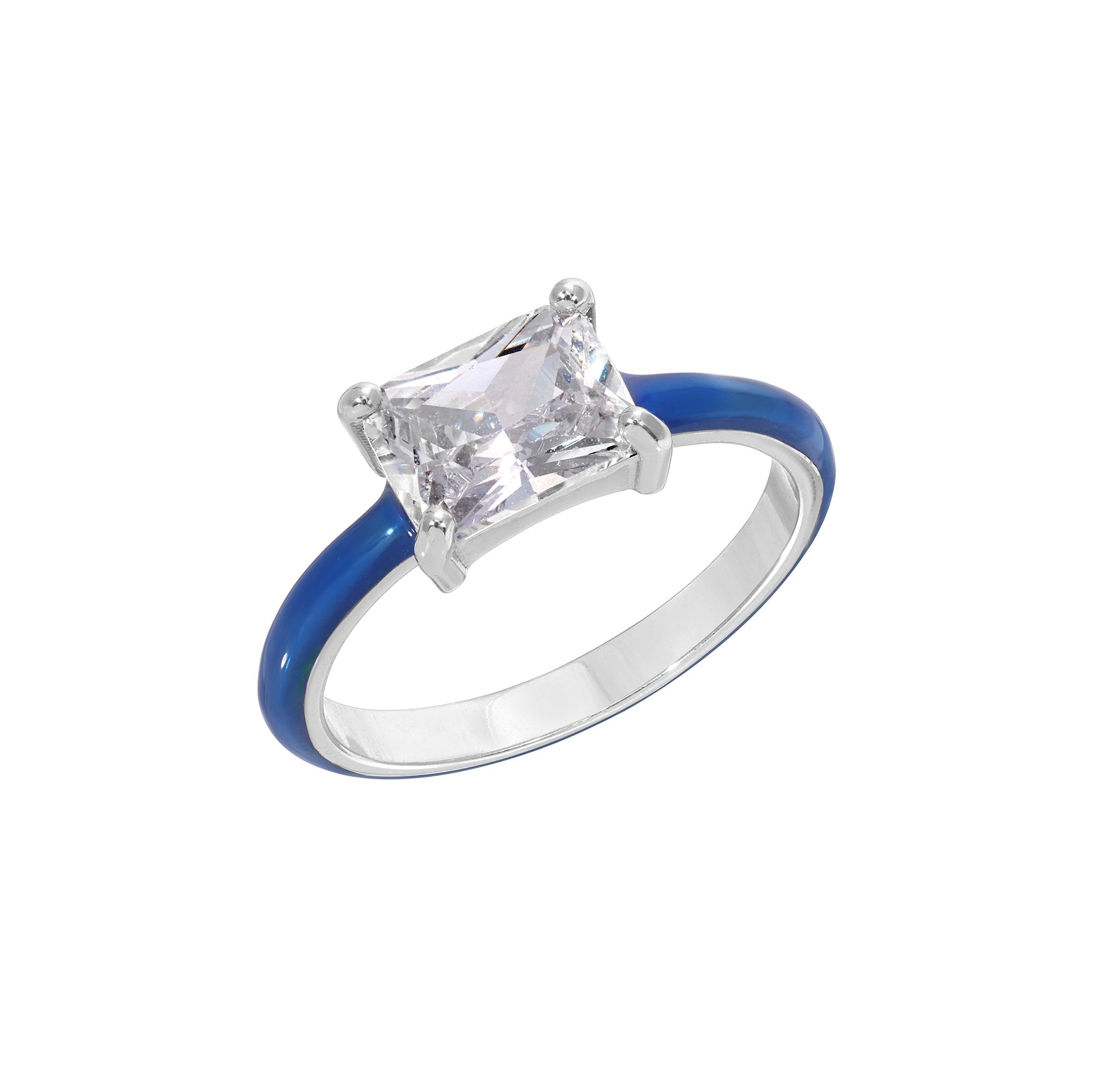 The 90210 Ring (electric blue)