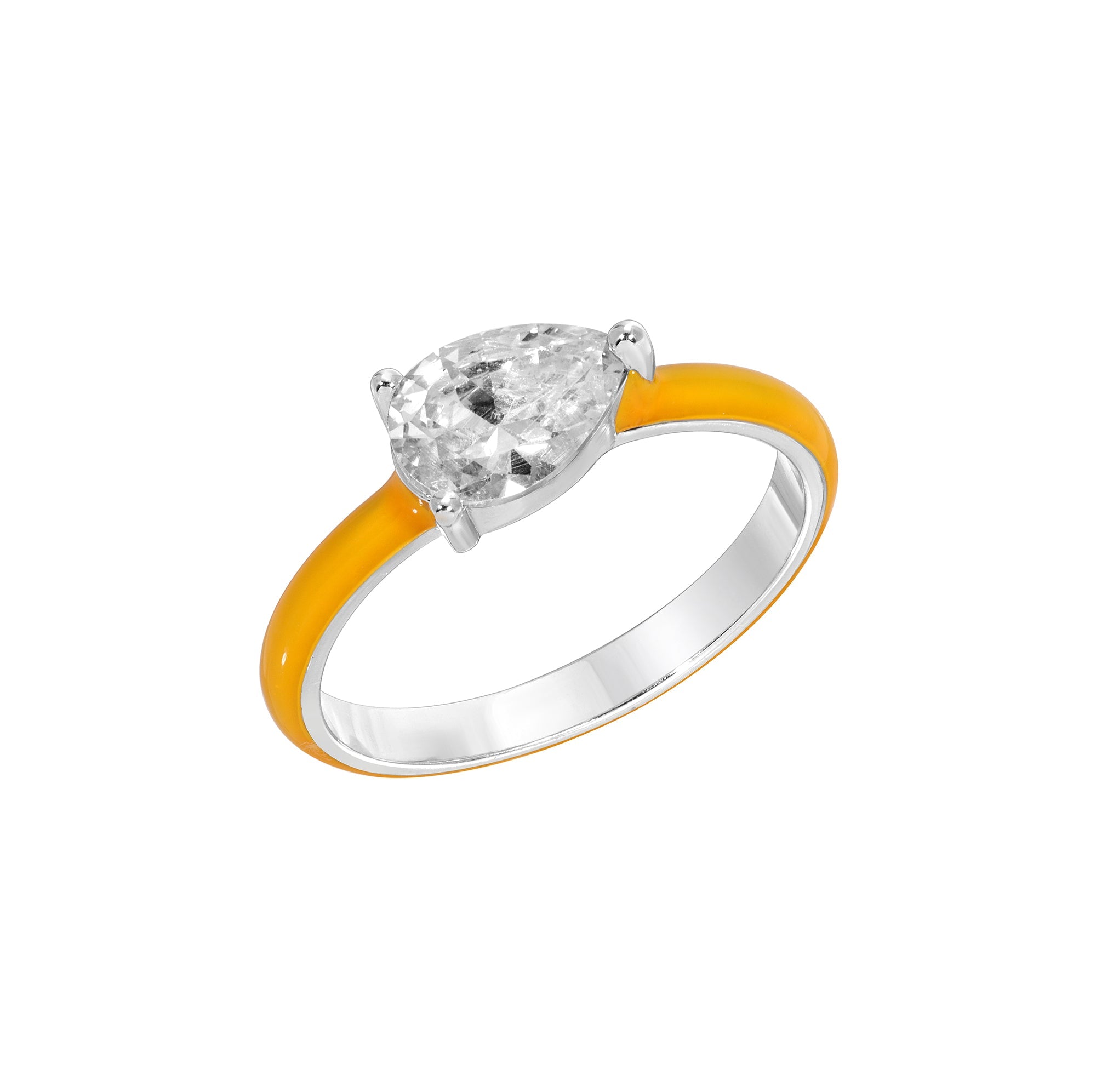 The 90210 Ring (neon orange)