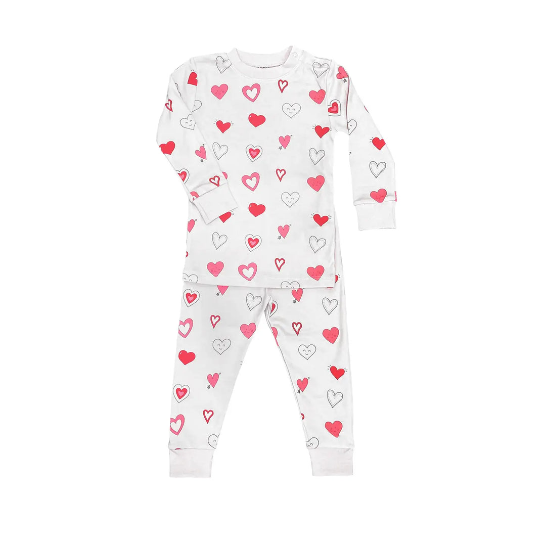 Two Piece PJ  Hearts