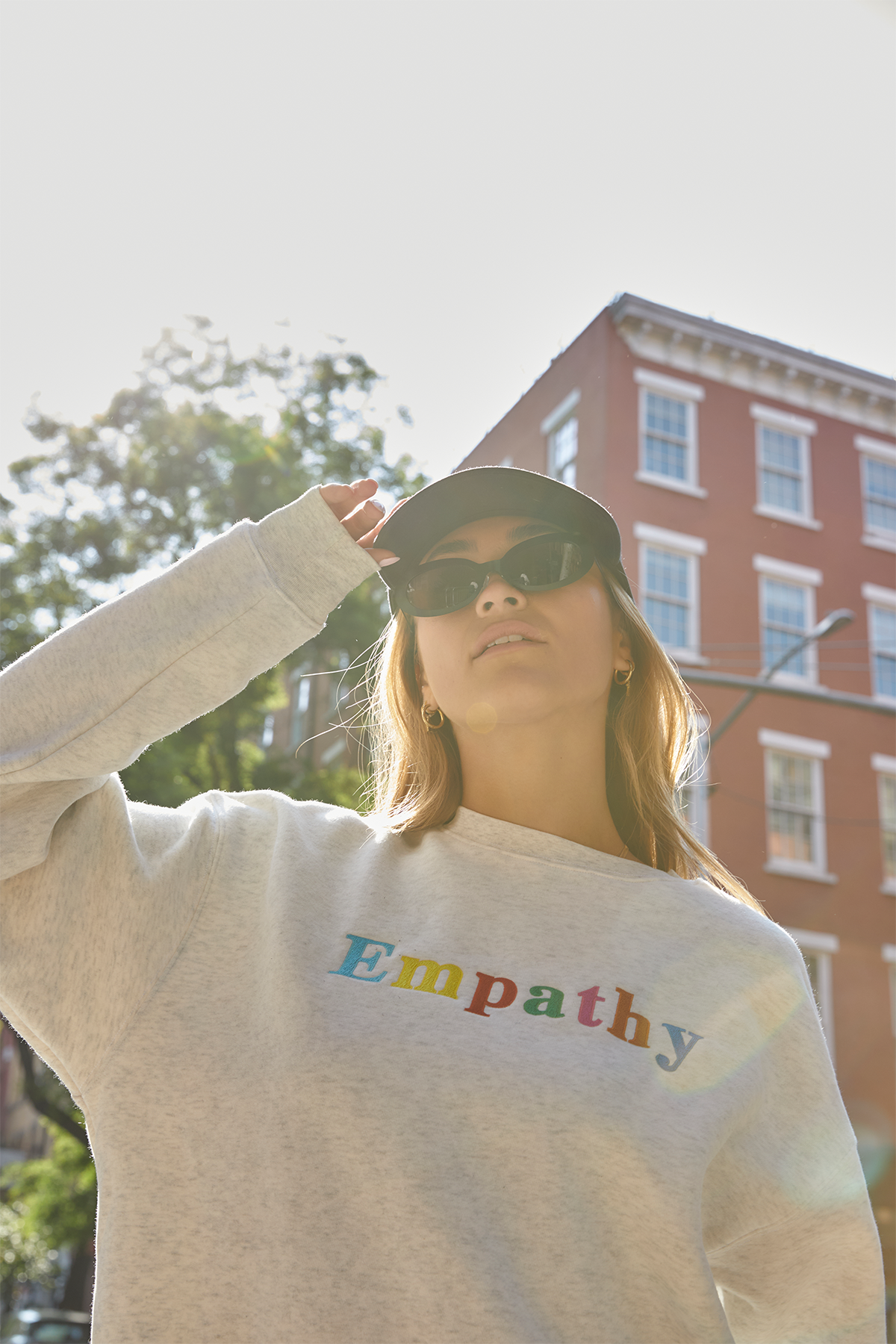 Empathy Always Grey Crewneck
