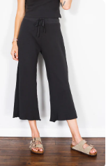 B24-MAGGIE - Waffle Wide Leg Sweatpant